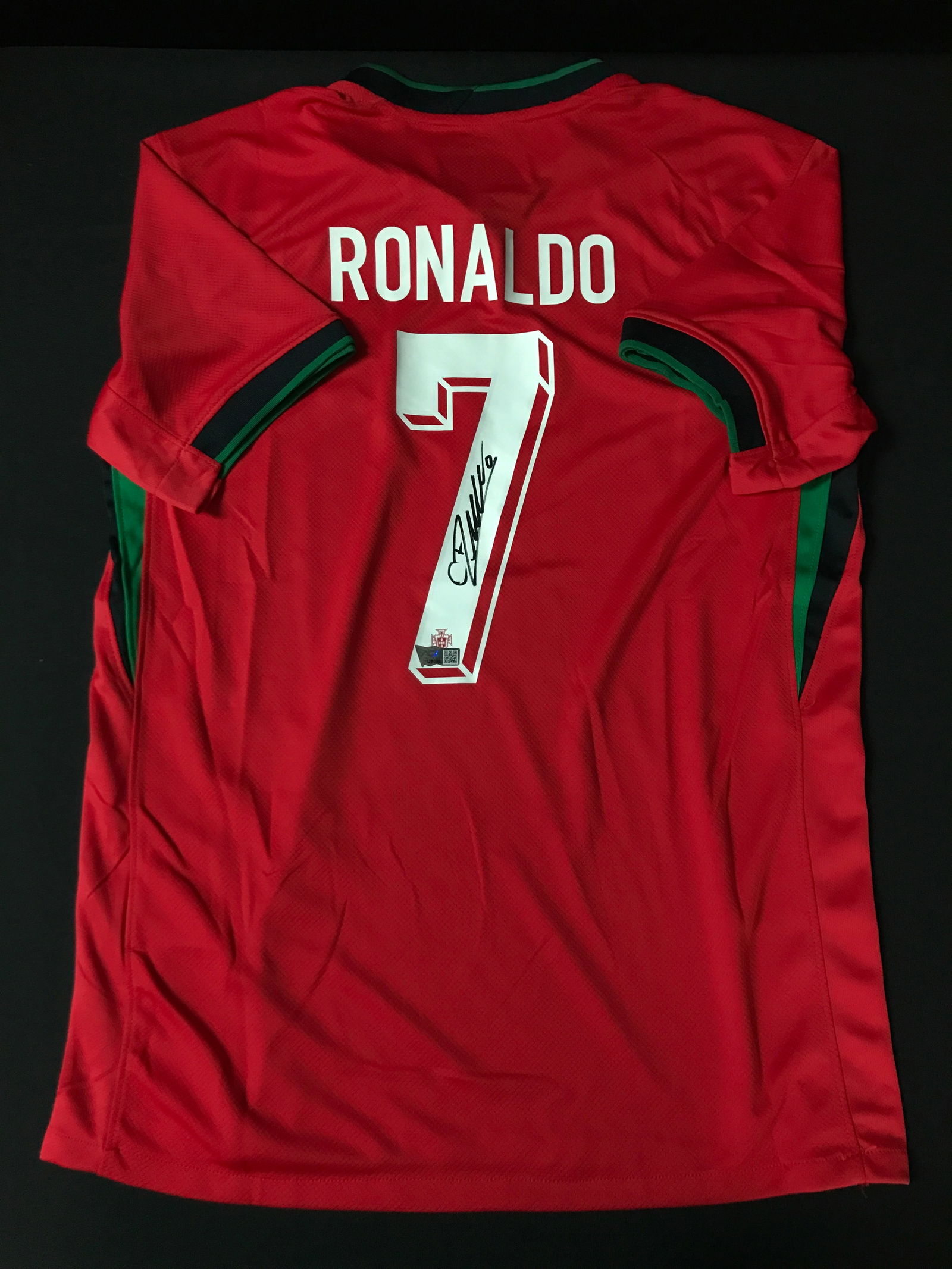 CHRISTIANO RONALDO SIGNED SOCCER JERSEY - ACE COA (1 of 3)