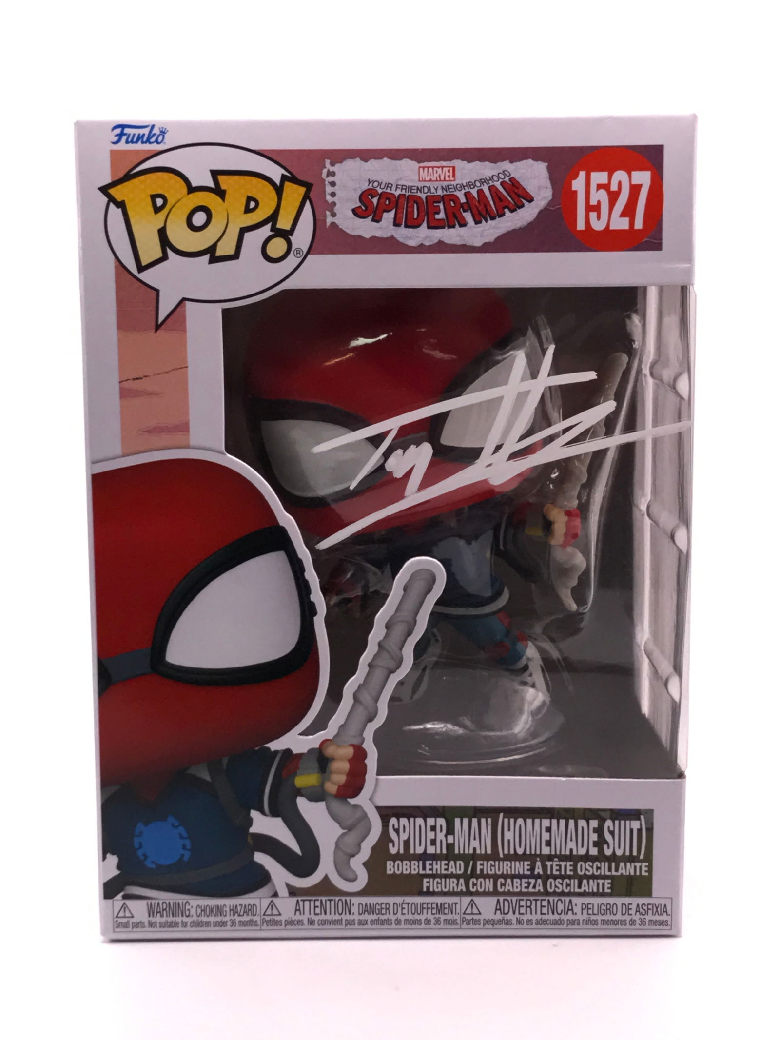 TOM HOLLAND SIGNED SPIOERMAN FUNKO POP - KB COA: Prices are in Canadian dollars