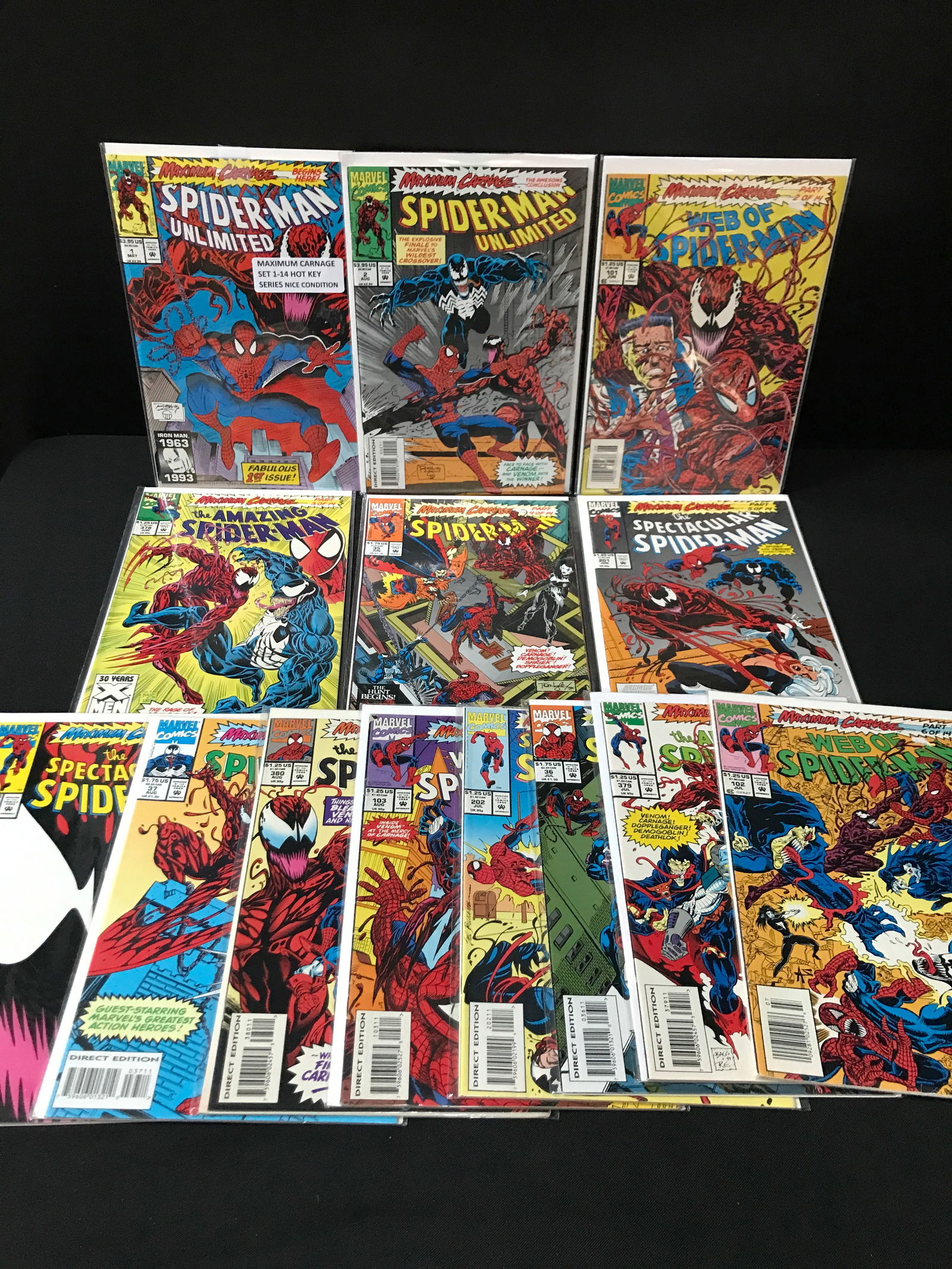 SPIDERMAN MAXIMUM CARNAGE 1-14 SET COMICS - MARVEL COMICS (1 of 1)