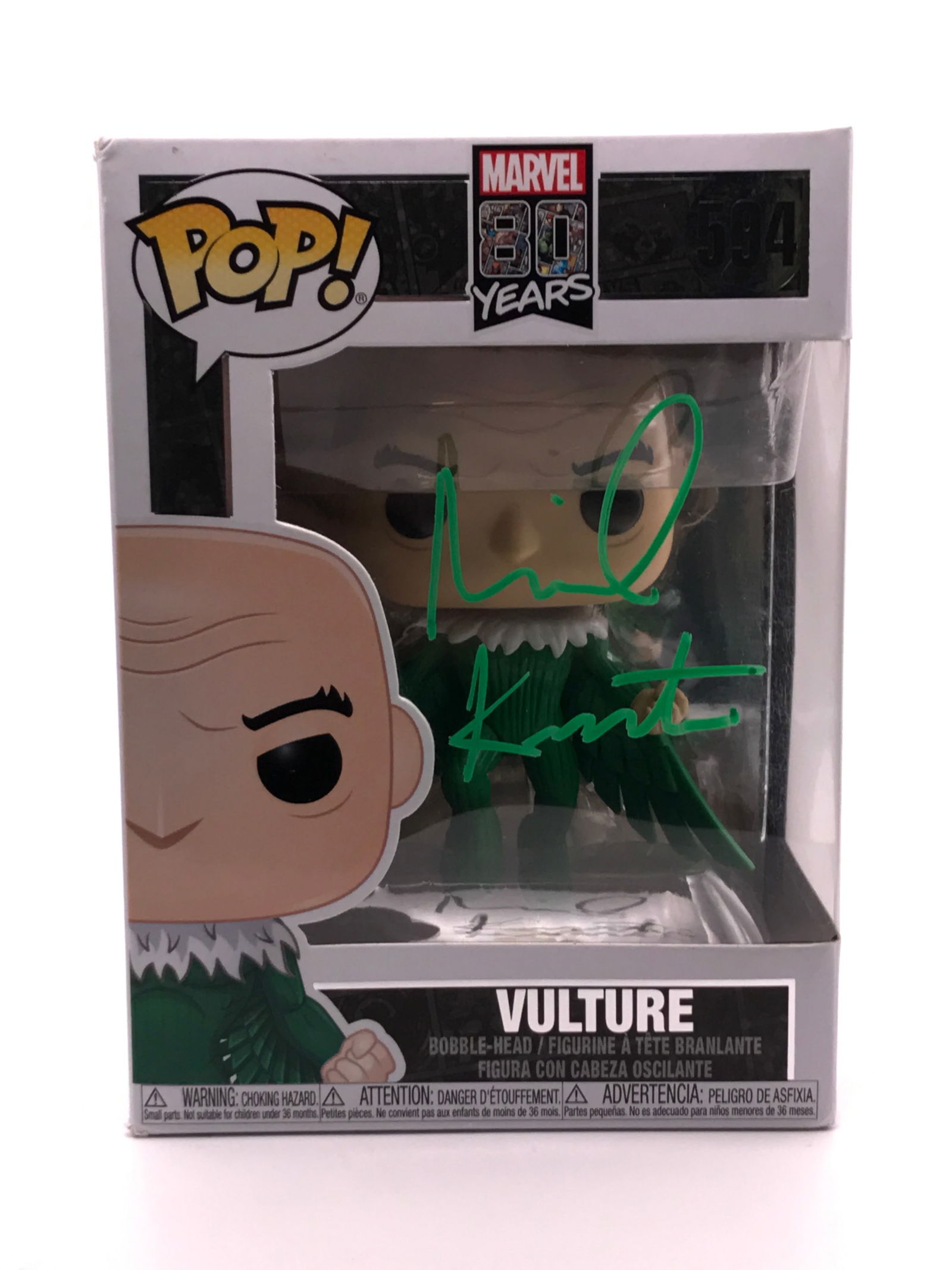 MICHAEL KEATON SIGNED VULTURE FUNKO POP - KB COA: Prices are in Canadian dollars
