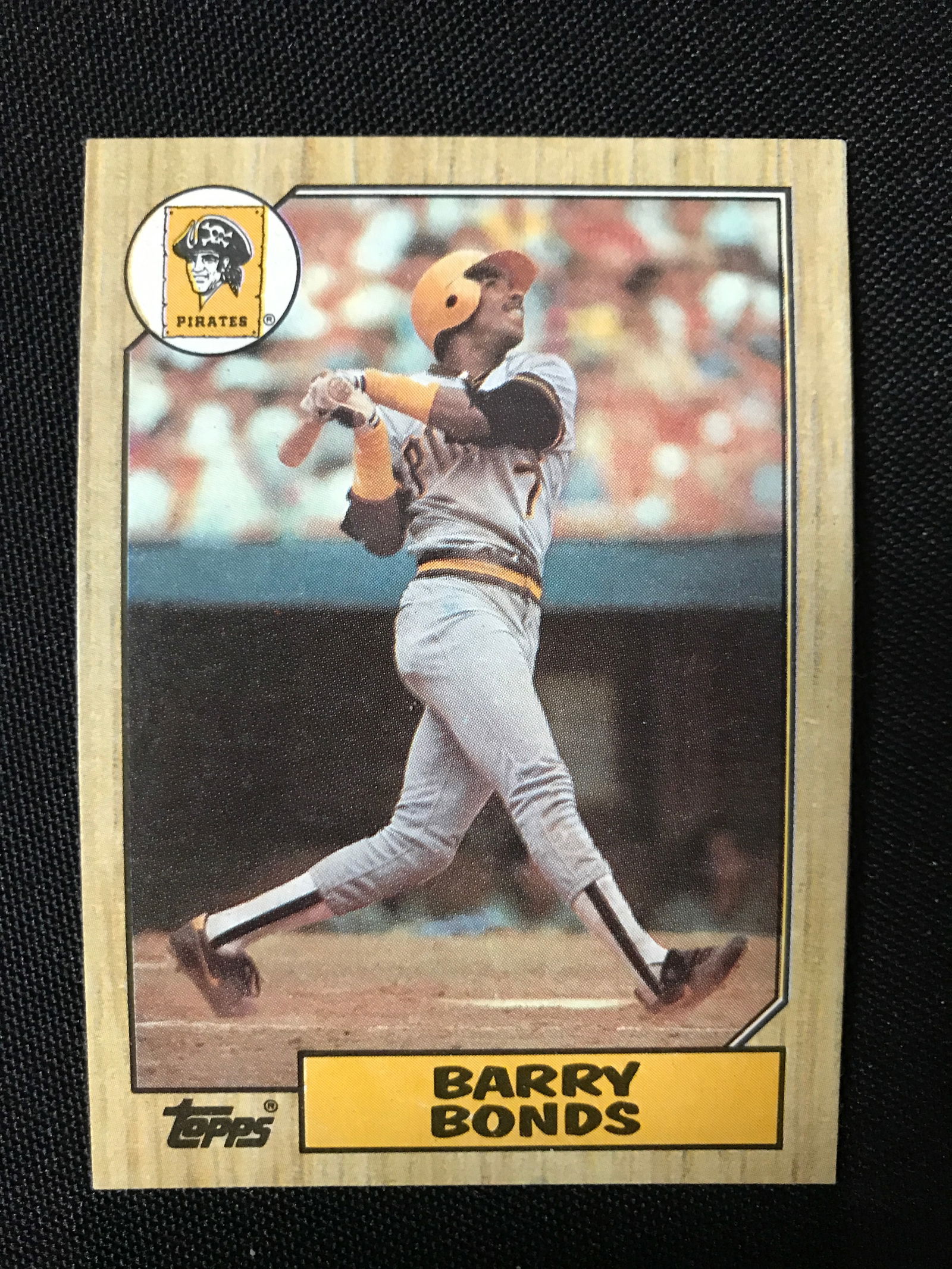 1987 TOPPS BARRY BONDS ROOKIE TRADING CARD (1 of 2)