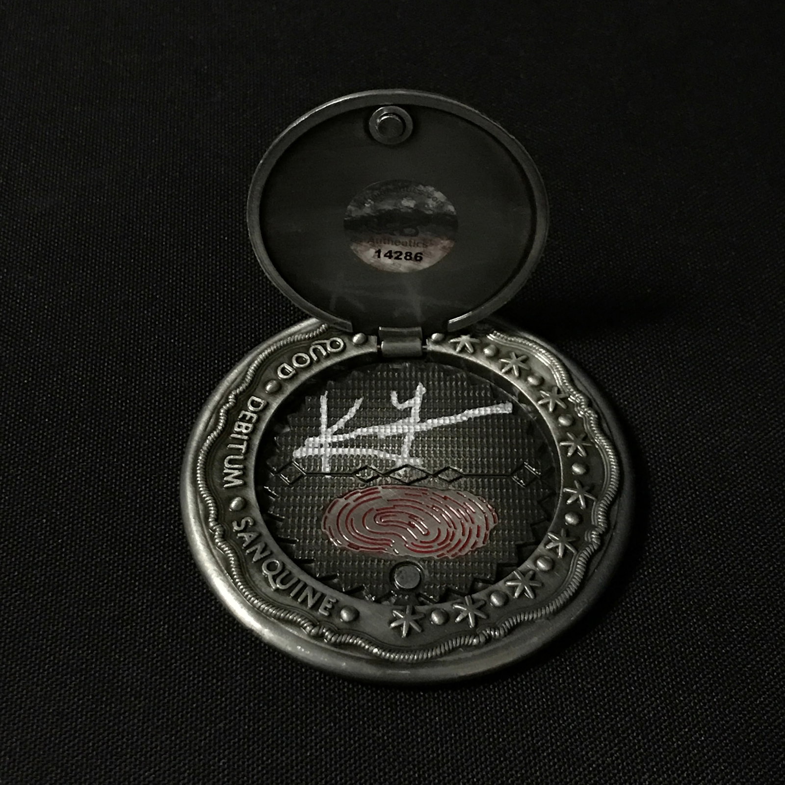 KEANU REAVES SIGNED JOHN WICK PROP KB AUTHENTICS COA (1 of 2)