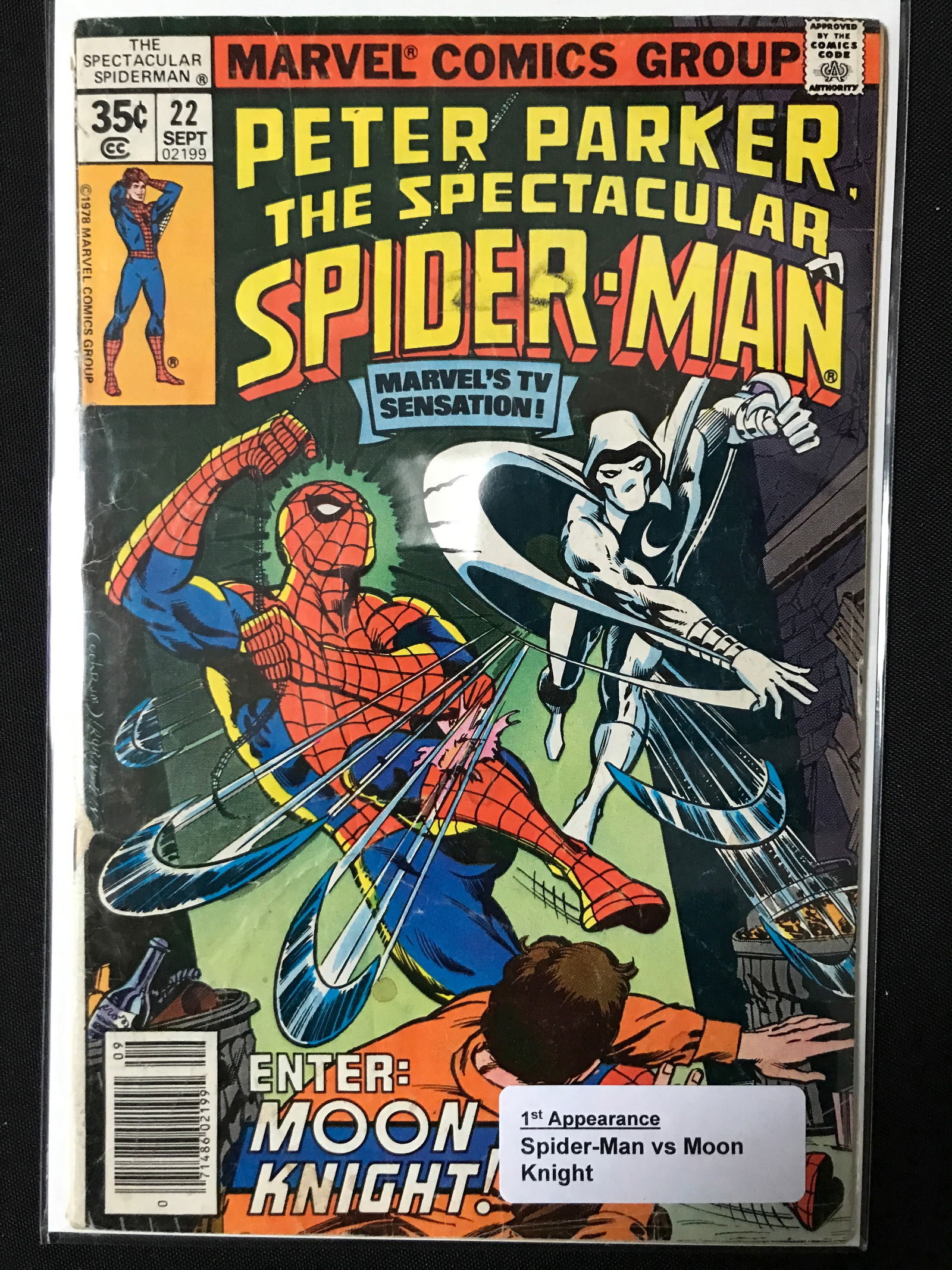 PETER PARKER THE SPECTACULAR SPIDERMAN #22 - MARVEL COMICS (1 of 1)