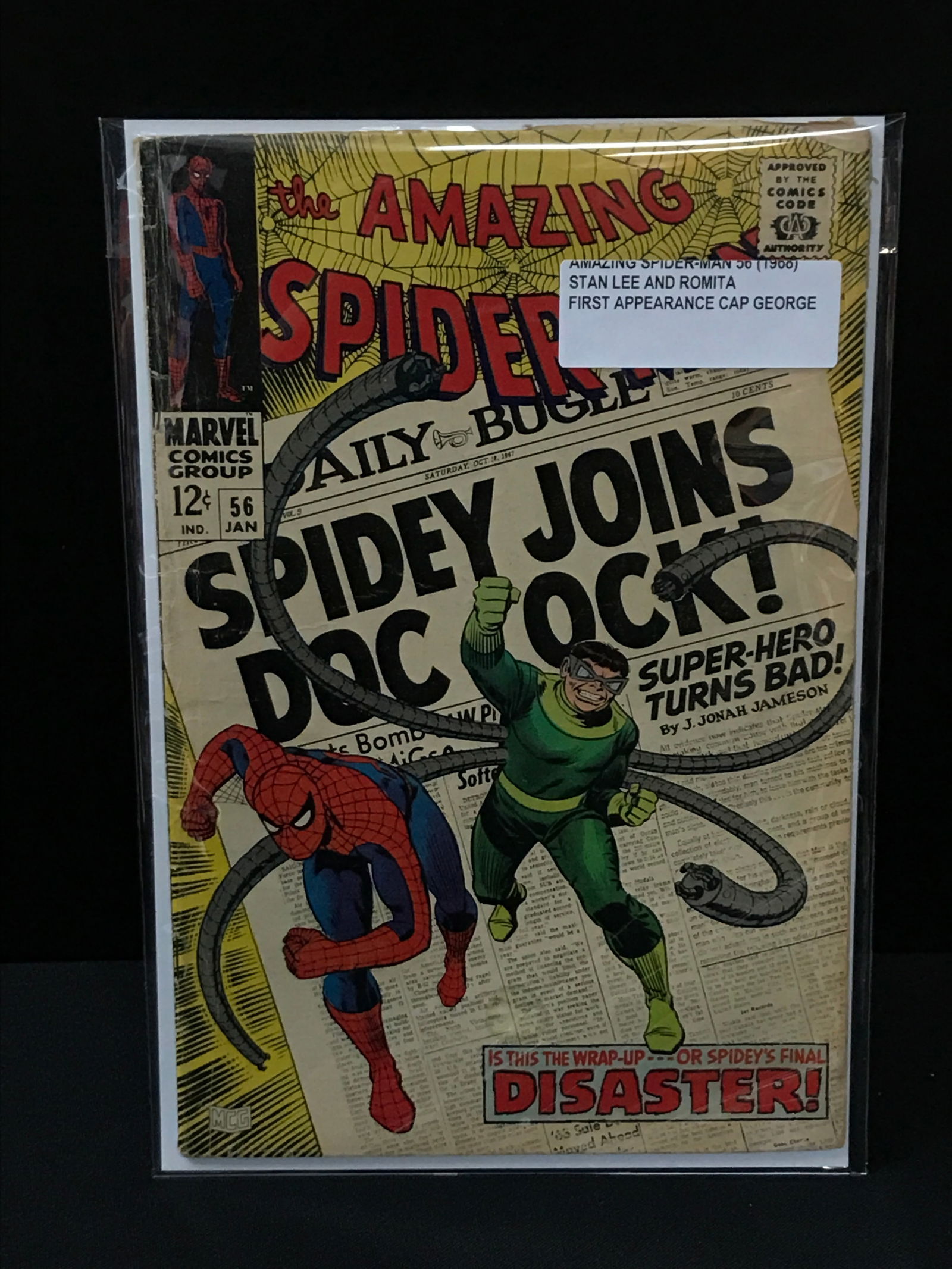 THE AMAZING SPIDERMAN #56 (1966) - MARVEL COMICS (1 of 1)