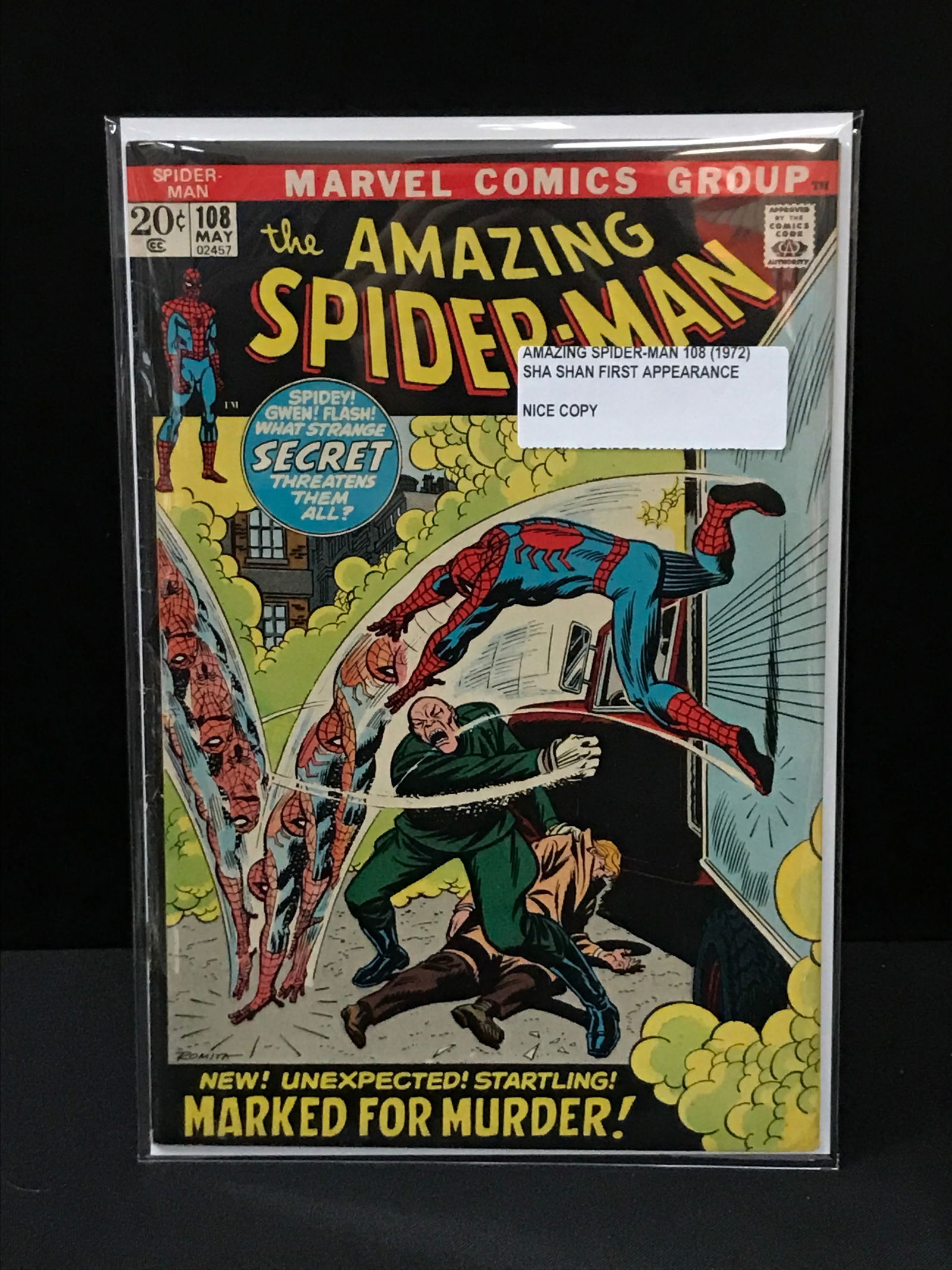 THE AMAZING SPIDERMAN #108 (1972) - MARVEL COMICS (1 of 1)