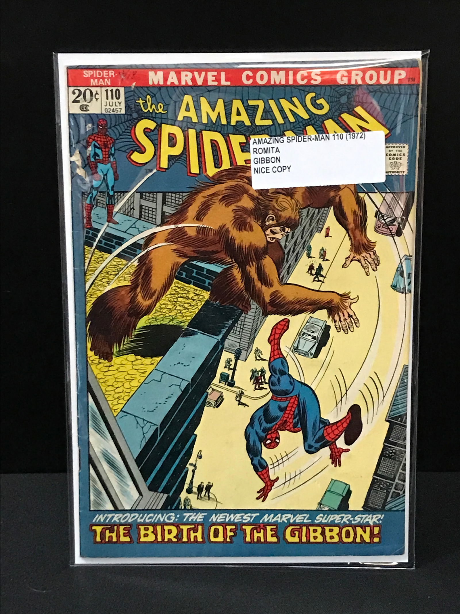 THE AMAZING SPIDERMAN #110 (1972) - MARVEL COMICS (1 of 1)