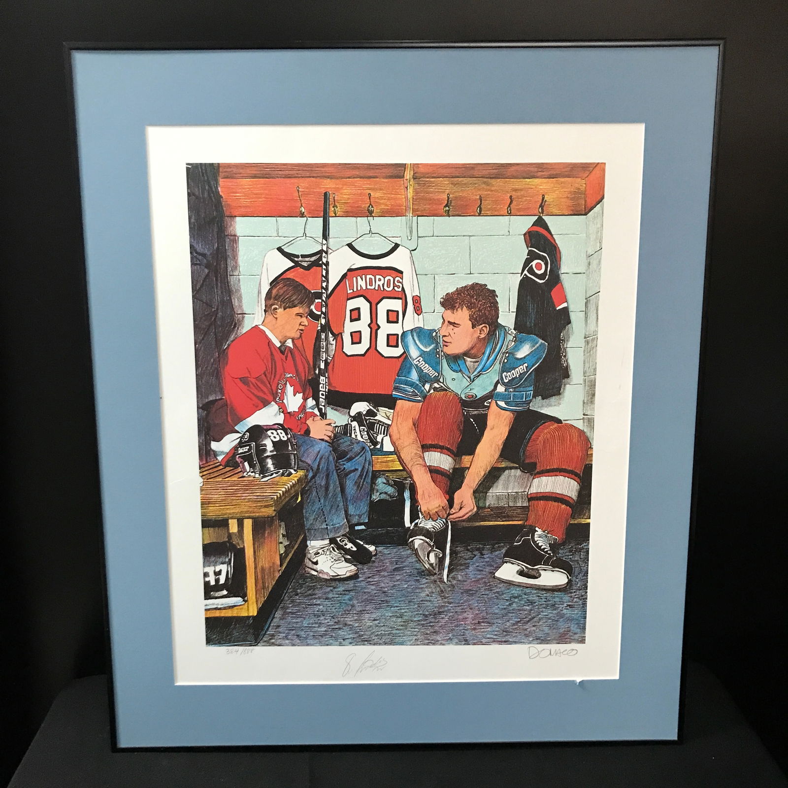 LTD EDITION ERIC LINDROS SIGNED 20 X 24 PRINT (1 of 3)