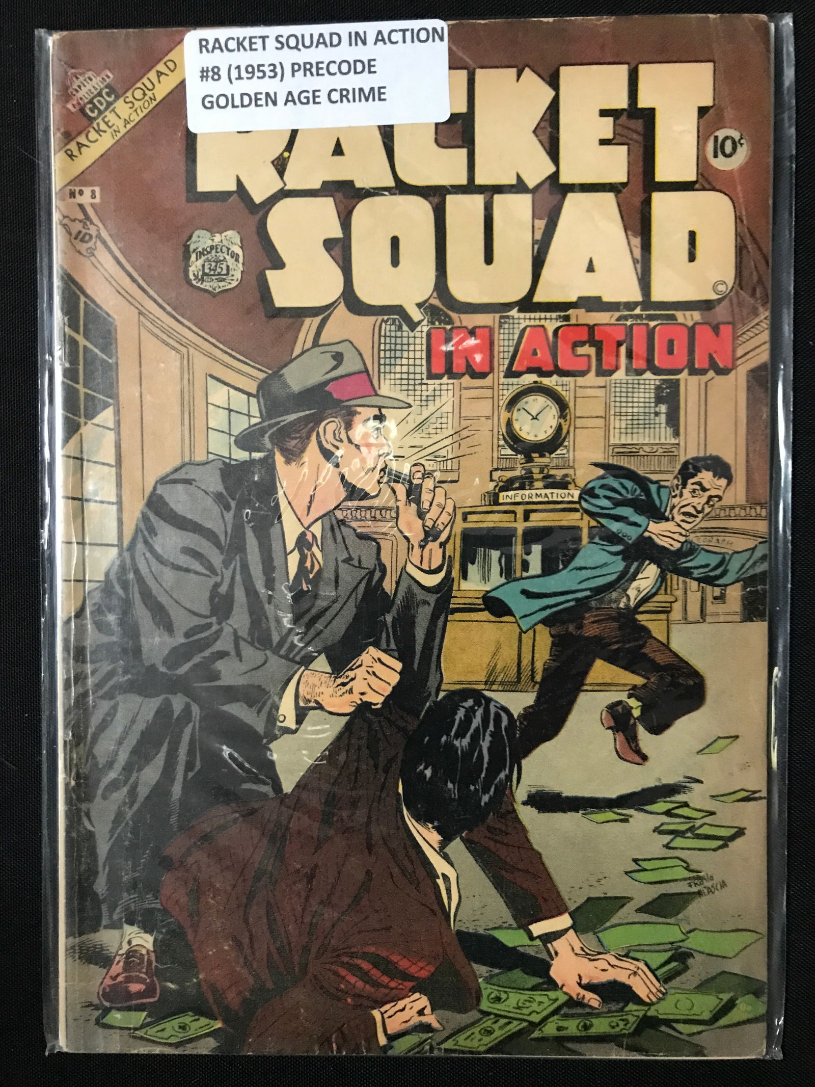 RACKET SQUAD IN ACTION #8 (1953) - CDC COMICS (1 of 1)