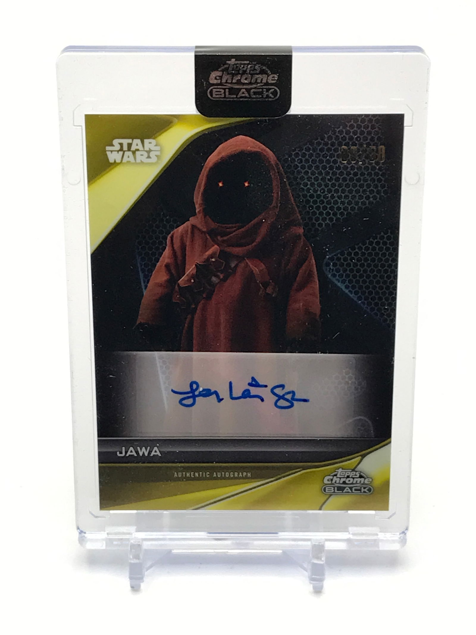 LEILANI SHUI SIGNED JAWA STAR WARS TRADING CARD - TOPPS COA (1 of 2)