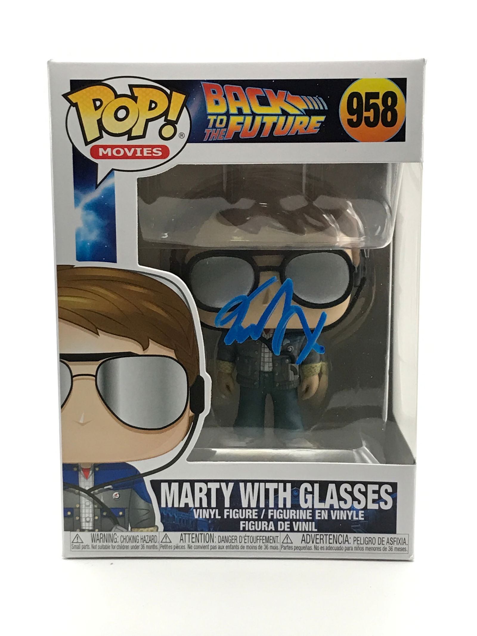 MICHAEL J FOX SIGNED BACK TO THE FUTURE FUNKO POP - WWOC COA: Prices are in Canadian dollars