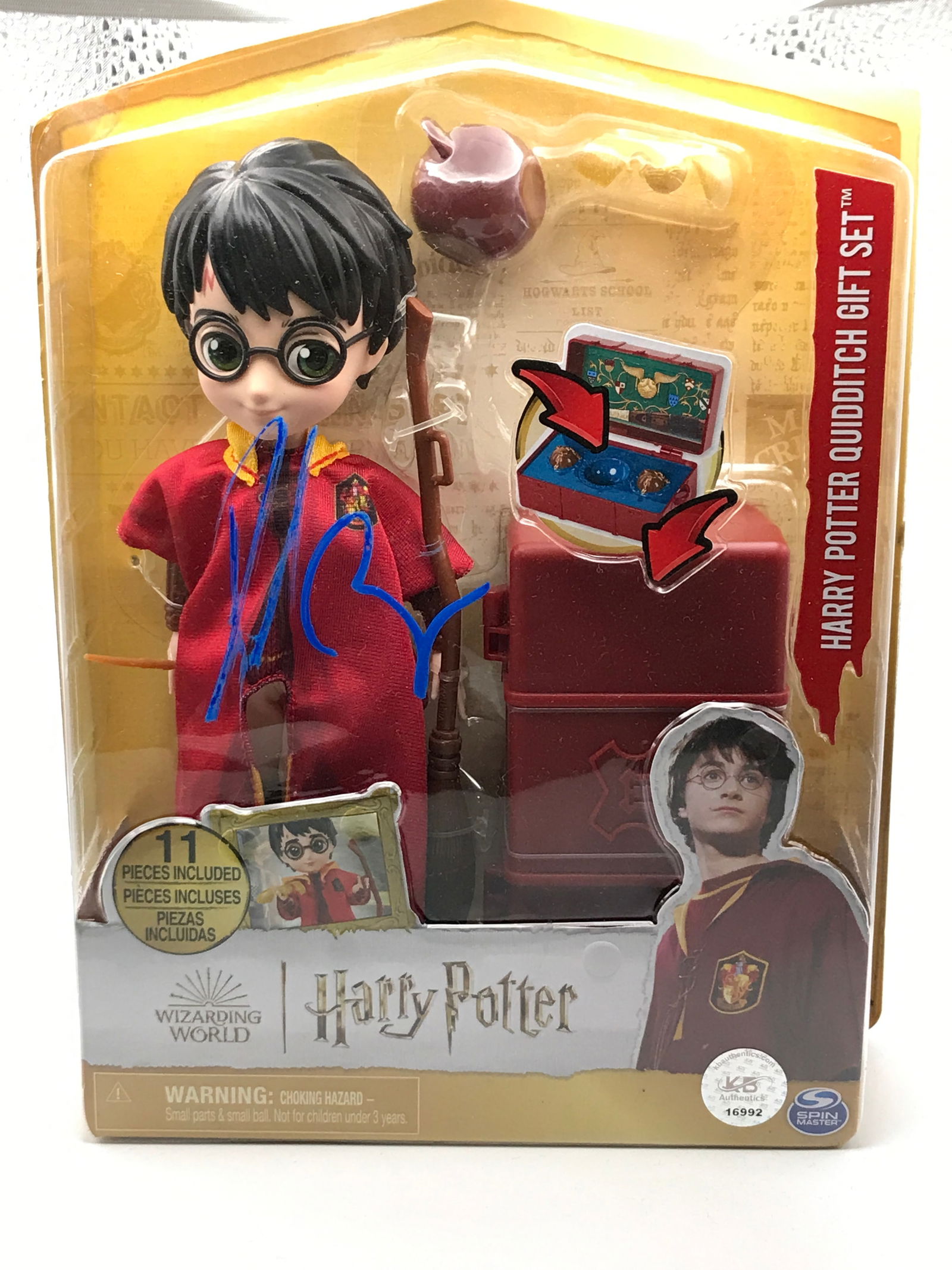 DANIEL RADCLIFFE SIGNED HARRY POTTER ACTION FIGURE - KB COA (1 of 1)