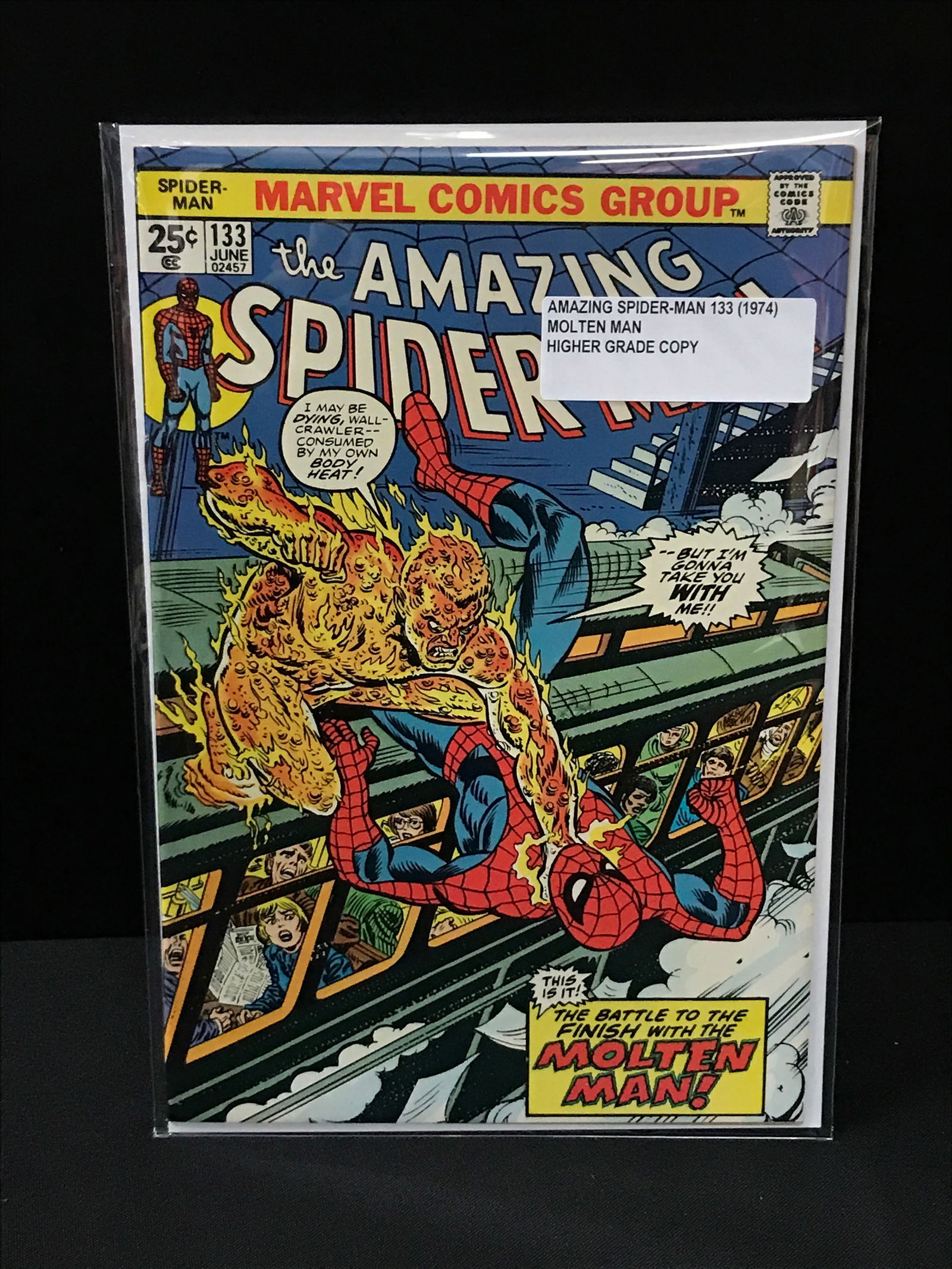 THE AMAZING SPIDERMAN #133 (1974) - MARVEL COMICS: Prices are in Canadian dollars
