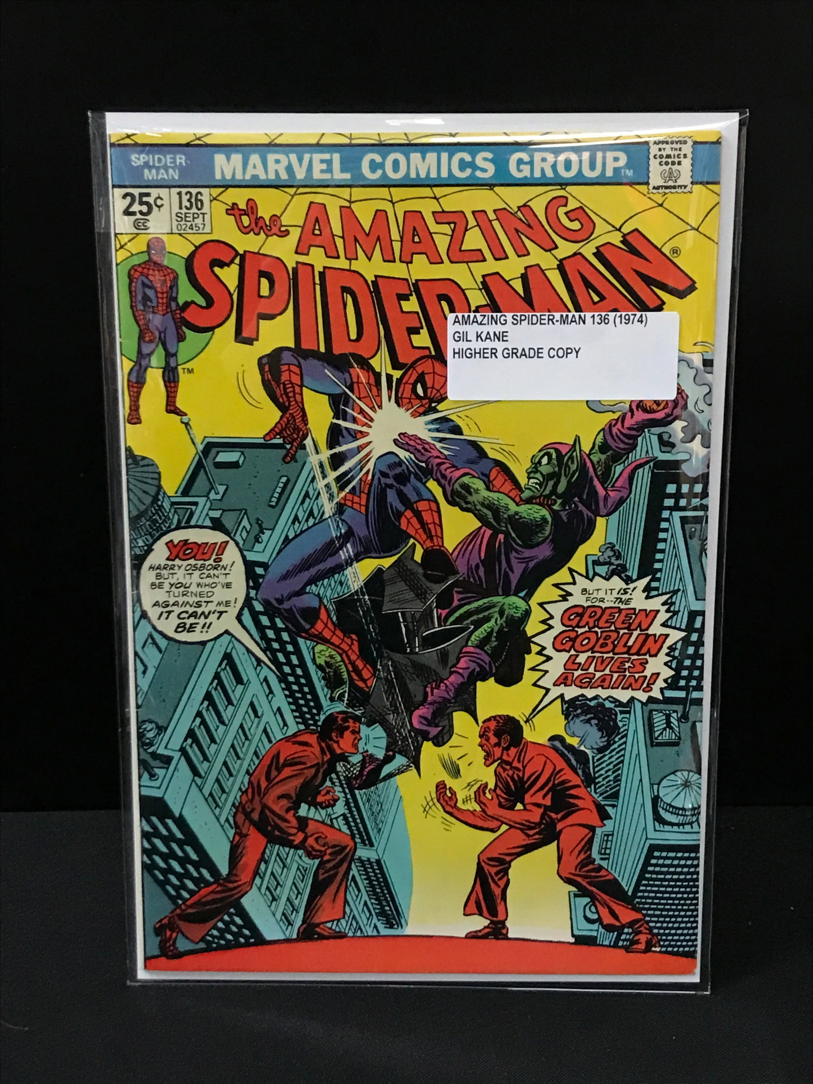 THE AMAZING SPIDERMAN #136 (1974) - MARVEL COMICS: Prices are in Canadian dollars