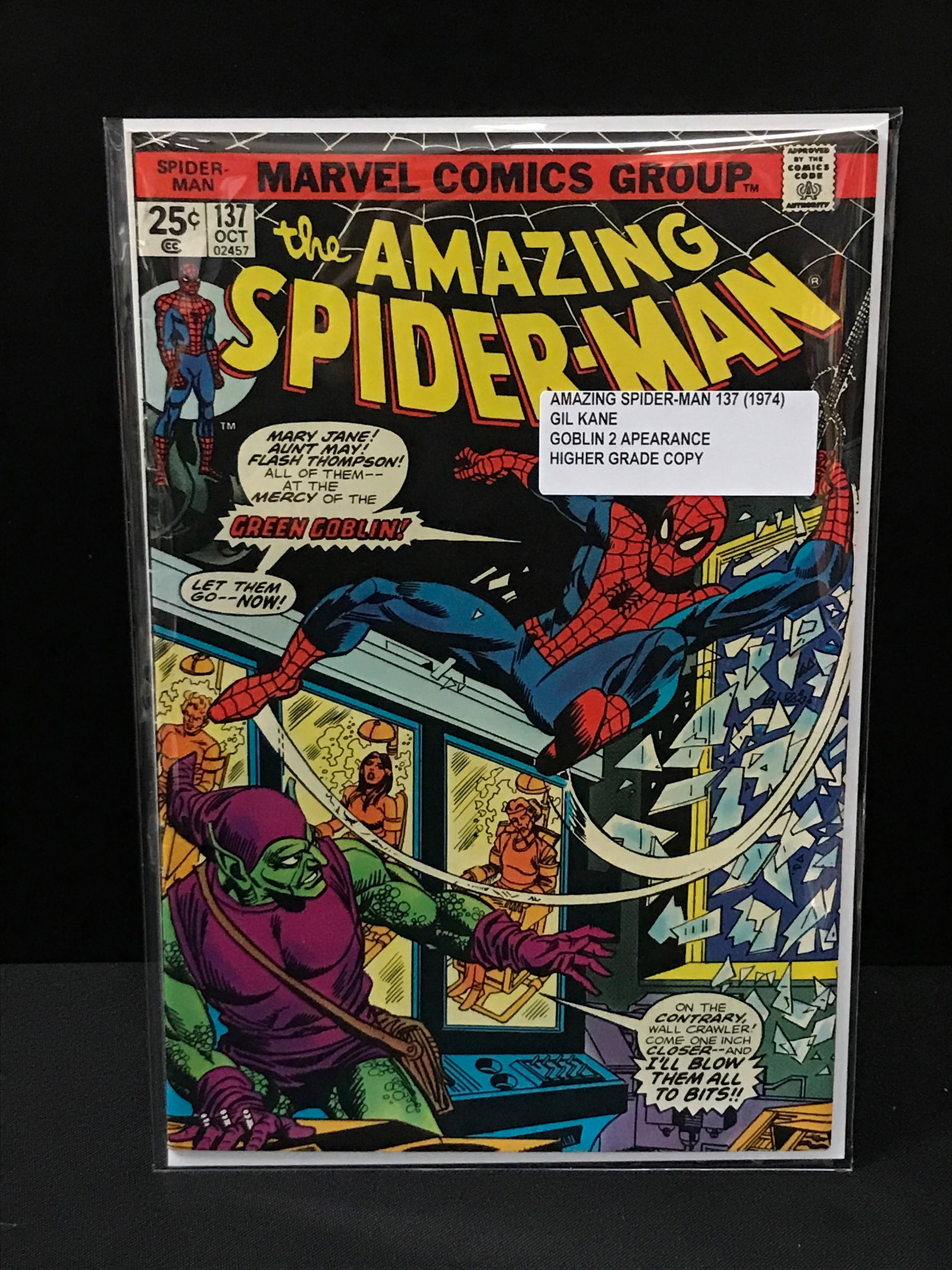 THE AMAZING SPIDERMAN #137 (1974) - MARVEL COMICS: Prices are in Canadian dollars
