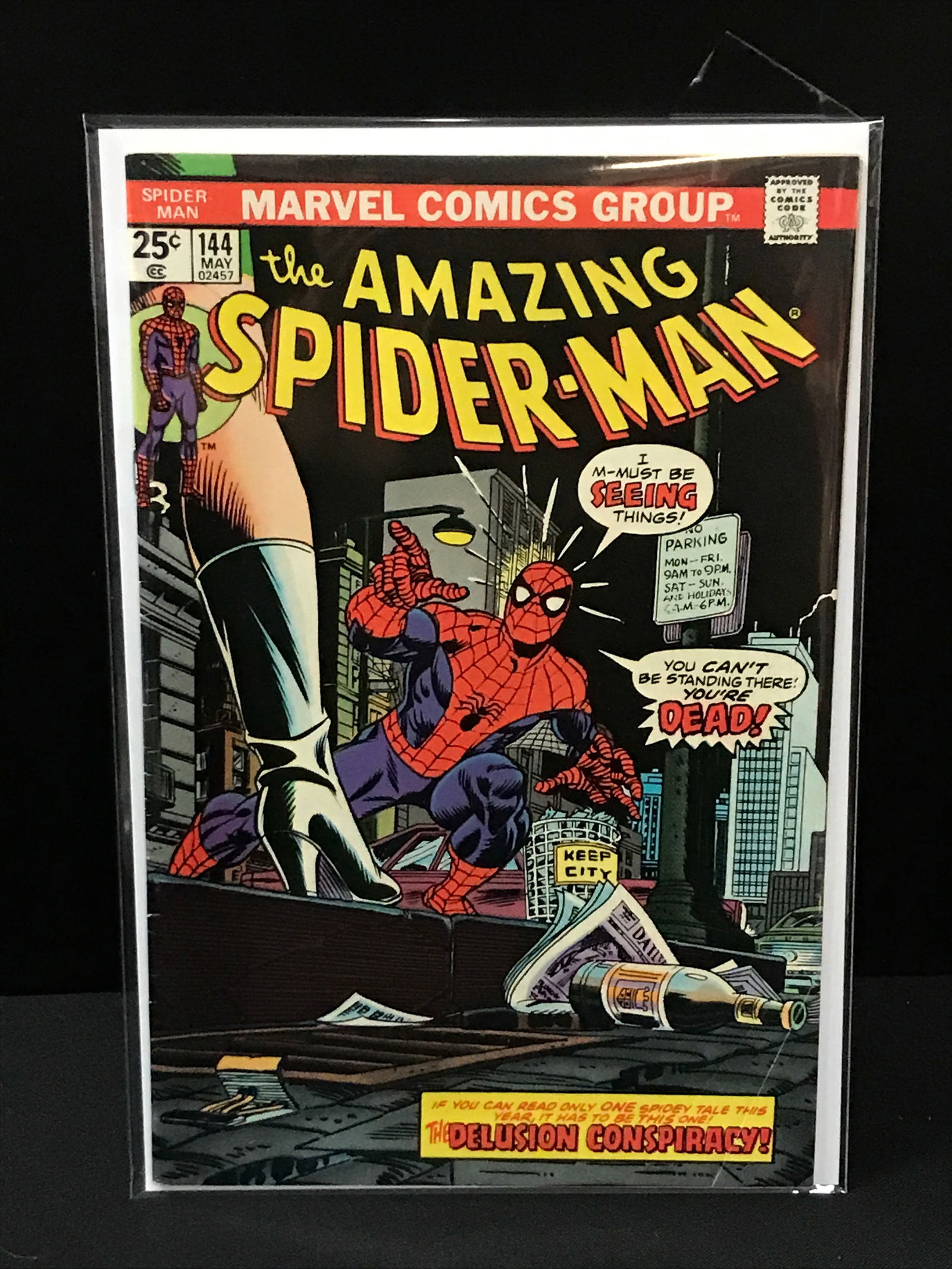 MARVEL COMICS NO.144 THE AMAZING SPIDERMAN: Prices are in Canadian dollars