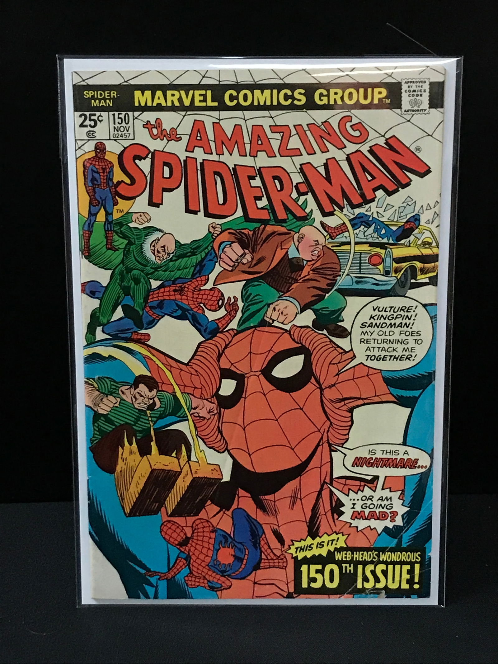 MARVEL COMICS NO.150 THE AMAZING SPIDERMAN: Prices are in Canadian dollars