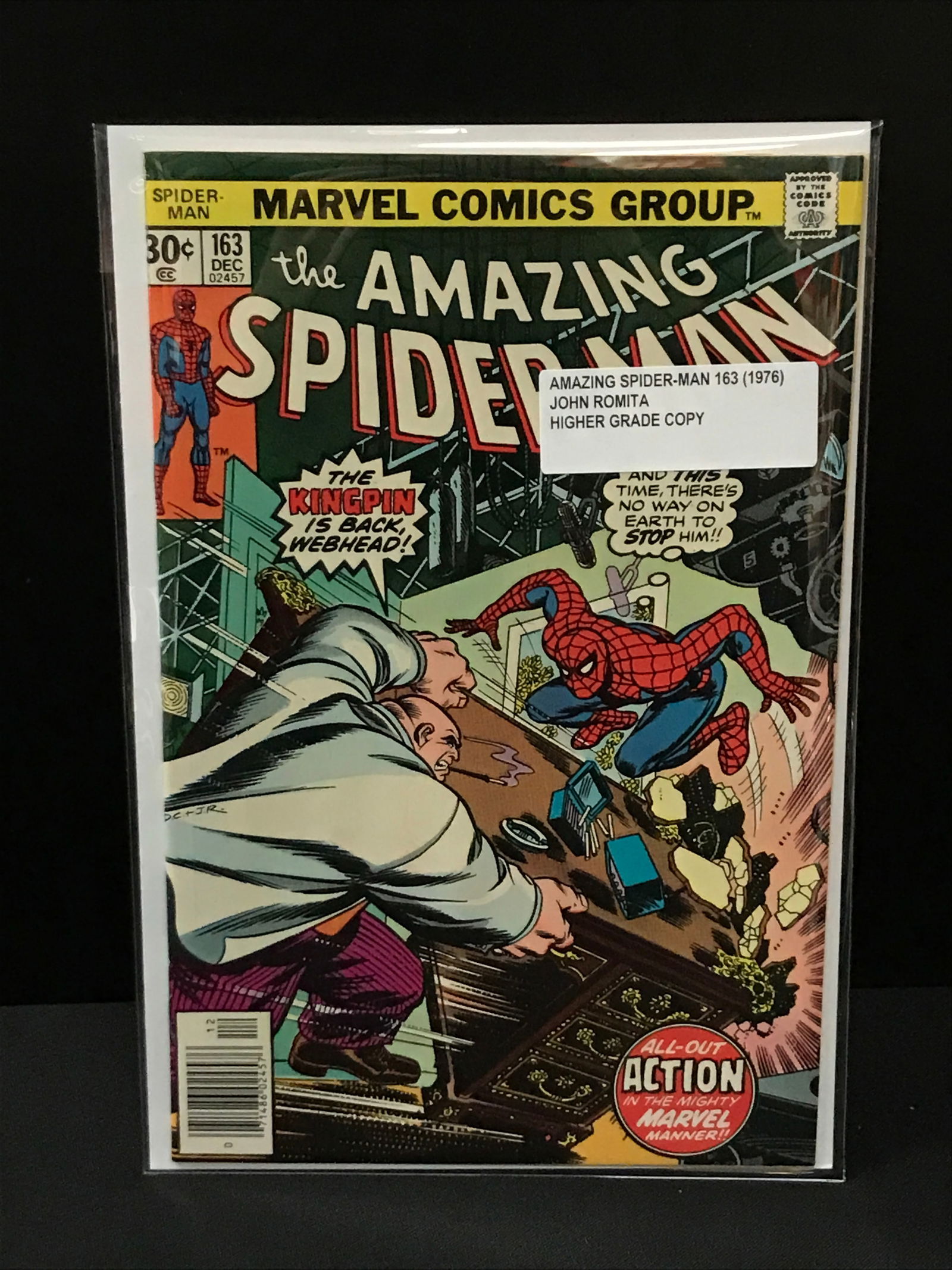 MARVEL COMICS NO.163 THE AMAZING SPIDERMAN: Prices are in Canadian dollars