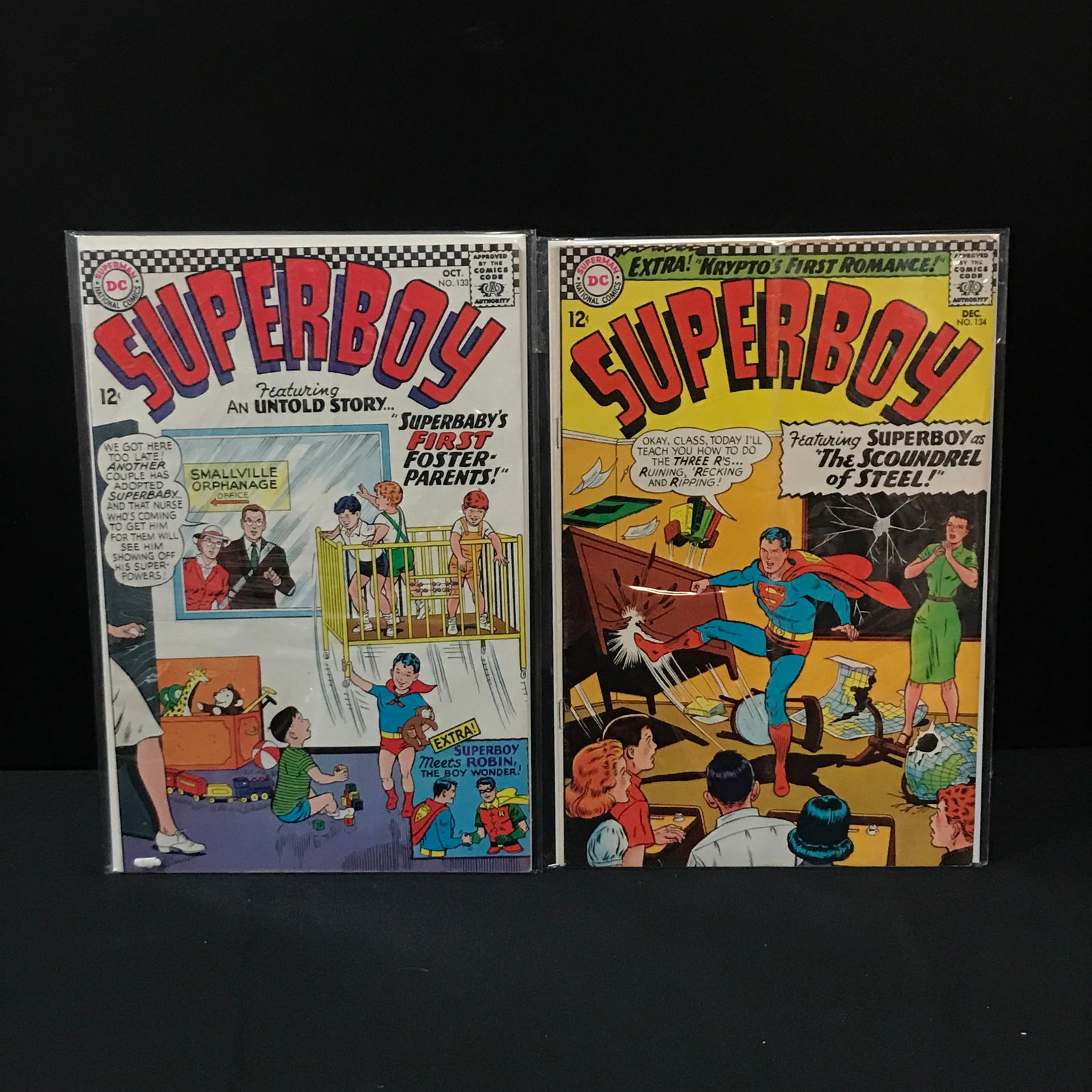 LOT OF 2 SUPERBOY COMICS NO.133 AND 134 (DC COMICS): Prices are in Canadian dollars