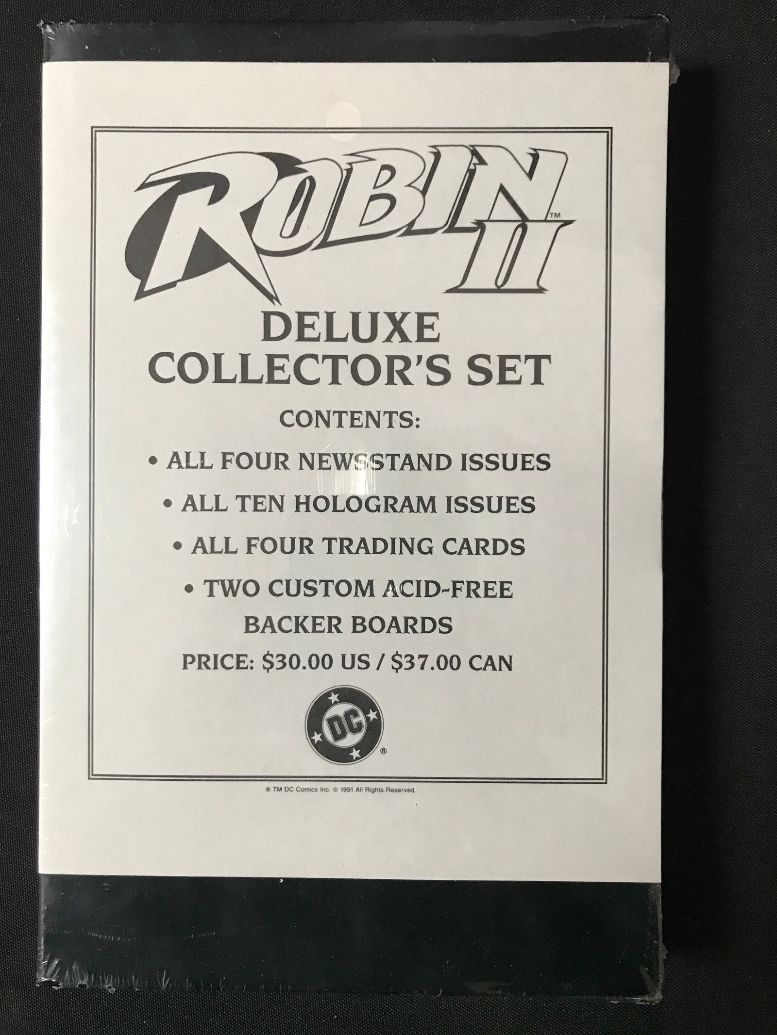 ROBIN II DELUX COLLECTORS SET (1 of 2)