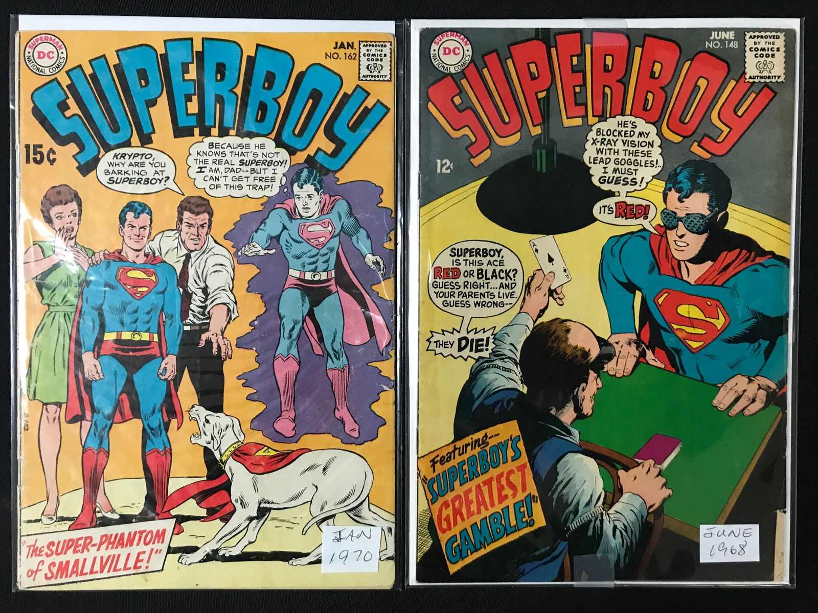 LOT OF 2 SUPERBOY COMICS (DC COMICS): Prices are in Canadian dollars