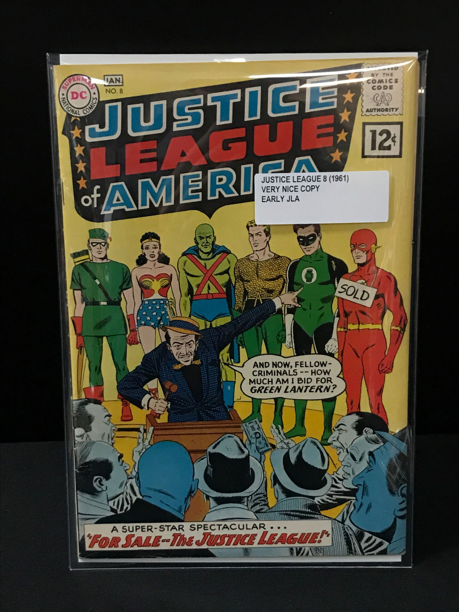 DC COMICS NO.8 JUSTICE LEAGUE OF AMERICA (1 of 1)