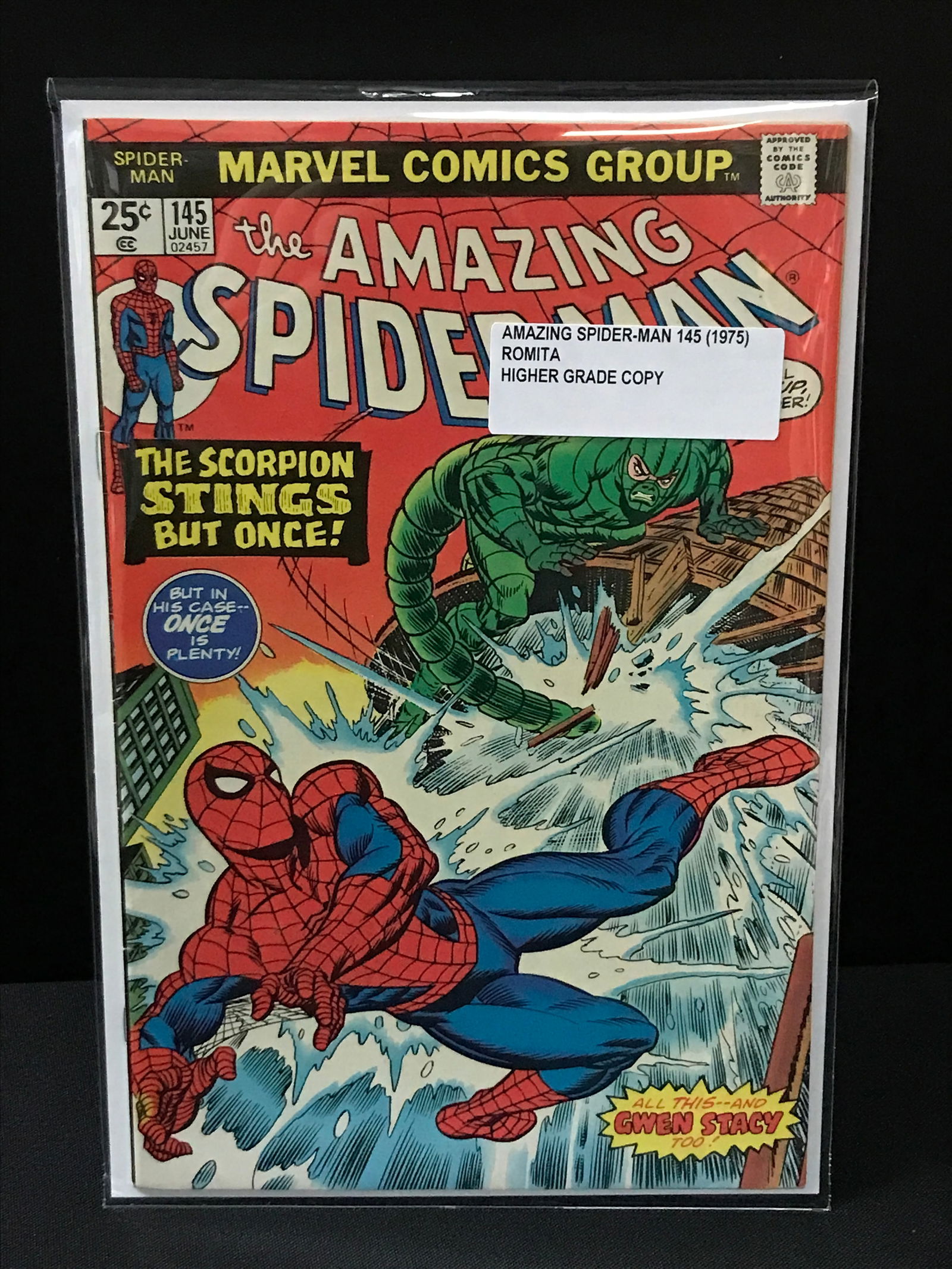 MARVEL COMICS NO.145 THE AMAZING SPIDERMAN: Prices are in Canadian dollars