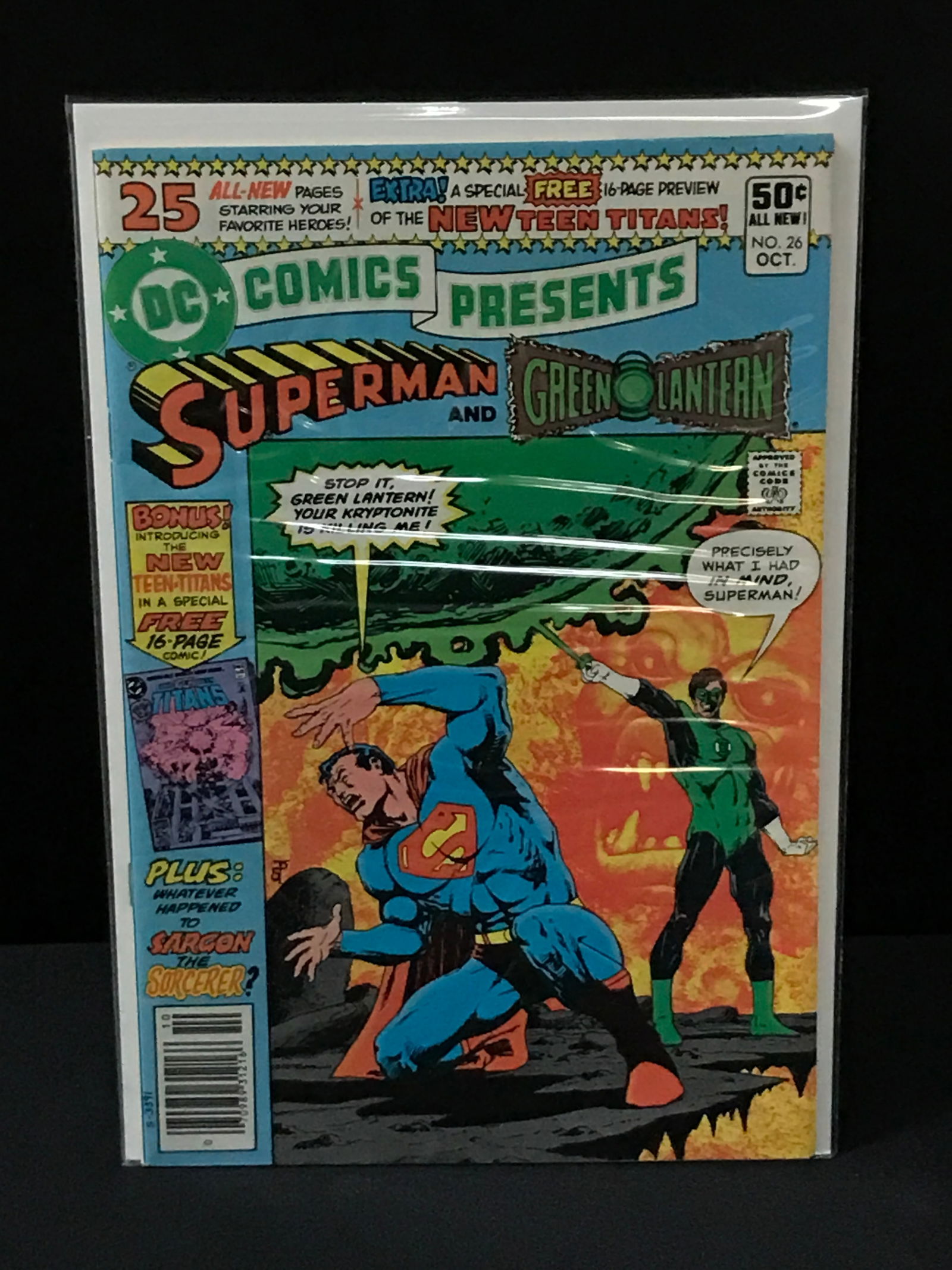 DC COMICS PRESENTS NO.26 SUPERMAN AND GREEN LANTERN (1 of 1)