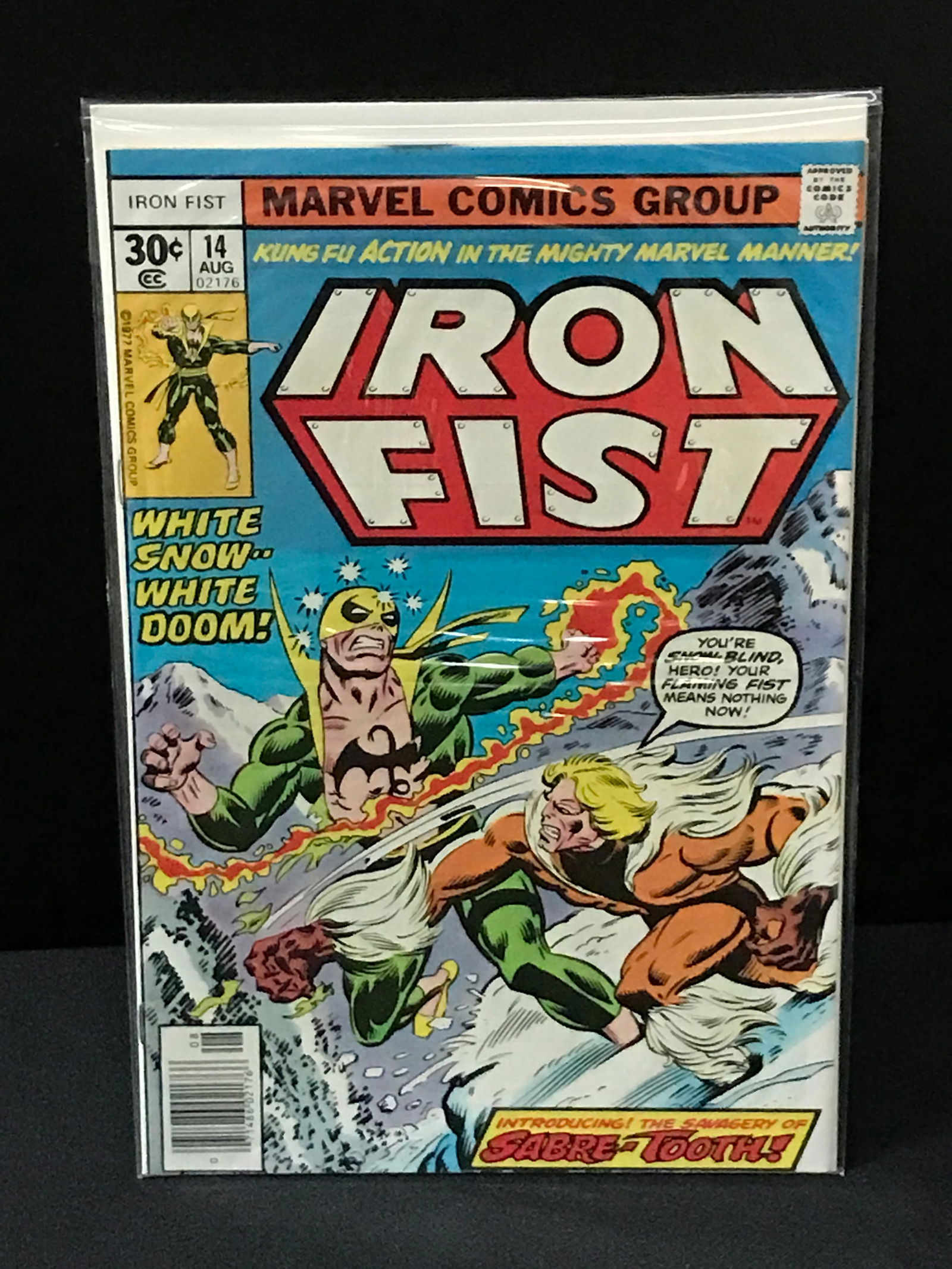 KEY ISSUE IRON FIST NO.14 - MARVEL COMICS (1ST APPEARANCE SABRETOOTH) (1 of 1)