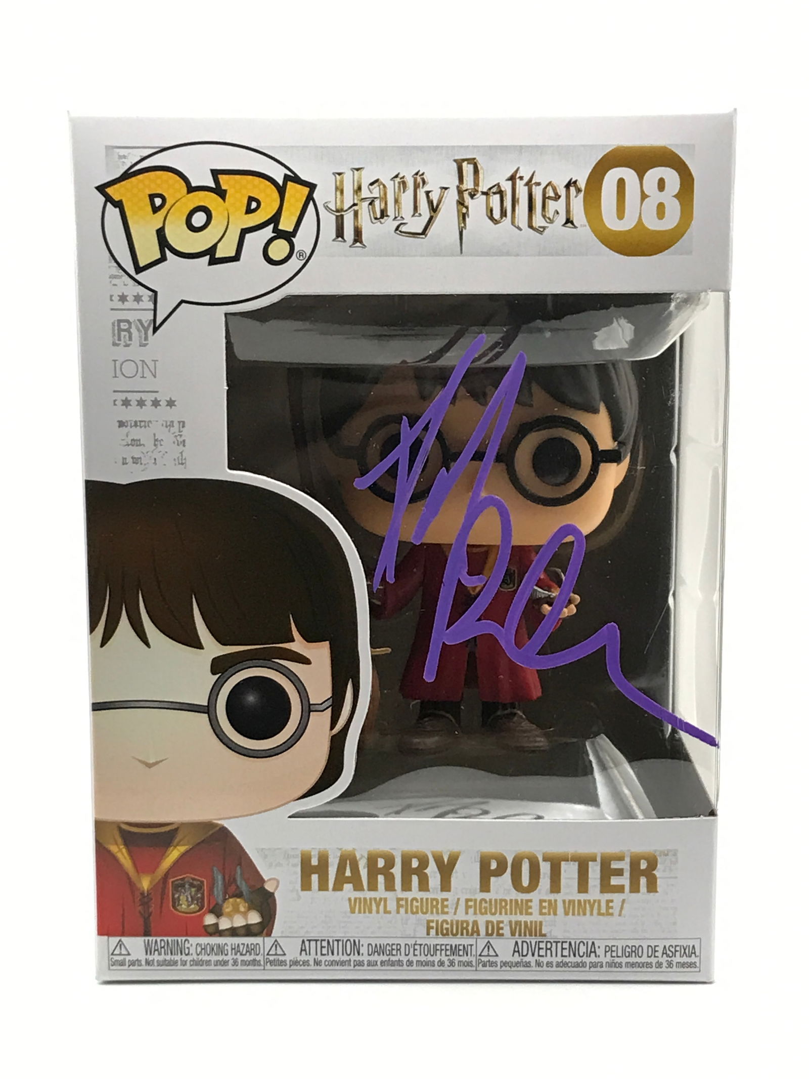 DANIEL RADCLIFFE SIGNED HARRY POTTER FUNKO POP - KB COA (1 of 2)