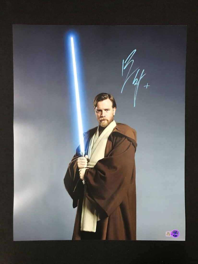 EWAN MCGREGOR SIGNED OBI-WAN KENOBI 8X10 - WWOC COA: Prices are in Canadian dollars