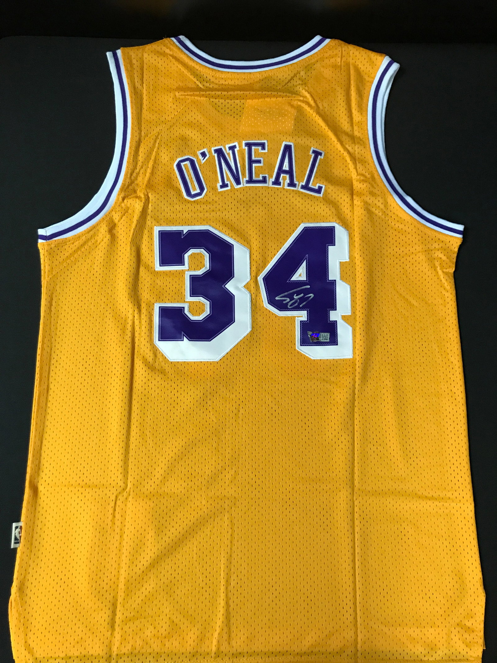 SHAQUILLE O'NEAL SIGNED LOS ANGELES LAKERS JERSEY - ACE COA: Prices are in Canadian dollars