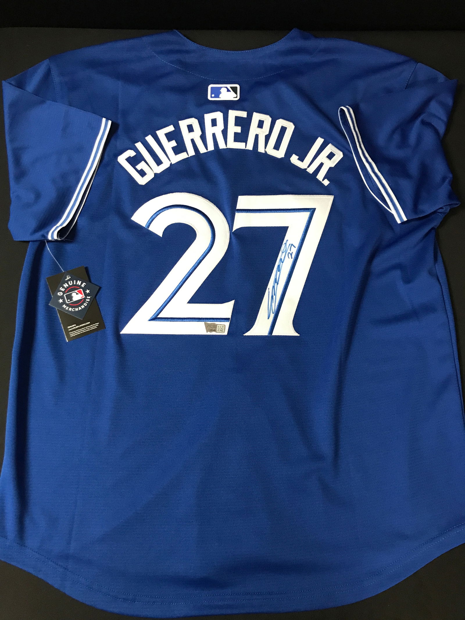 VLADIMIR GUERRERO JR SIGNED TORONTO BLUE JAYS JERSEY - ACE COA (1 of 3)