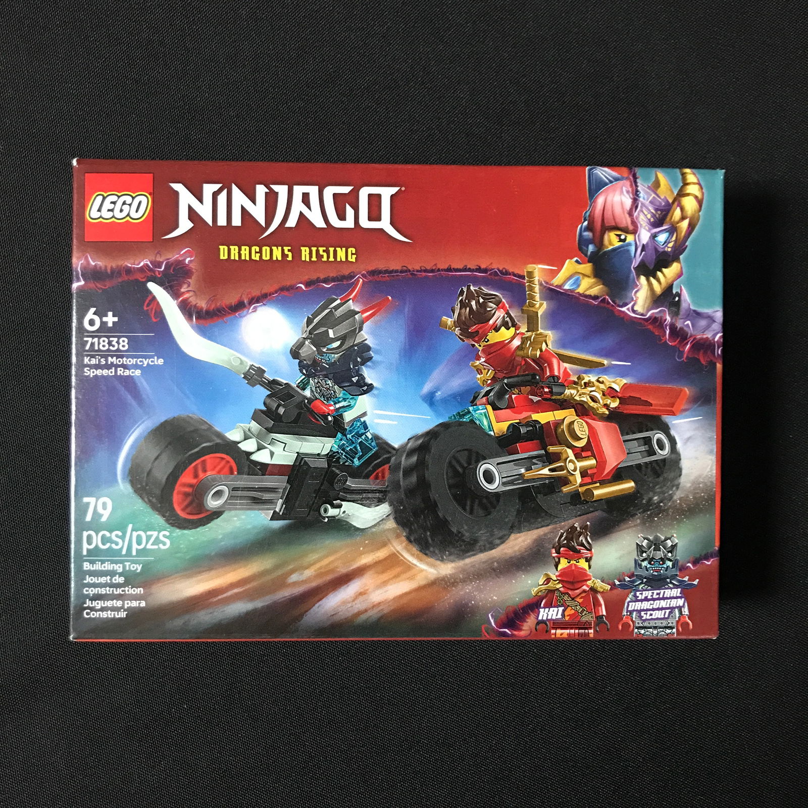 LEGO NINJAGO #71838 KAI'S MOTORCYCLE SPEED RACE IN ORIGINAL BOX - RETIRED: Prices are in Canadian dollars