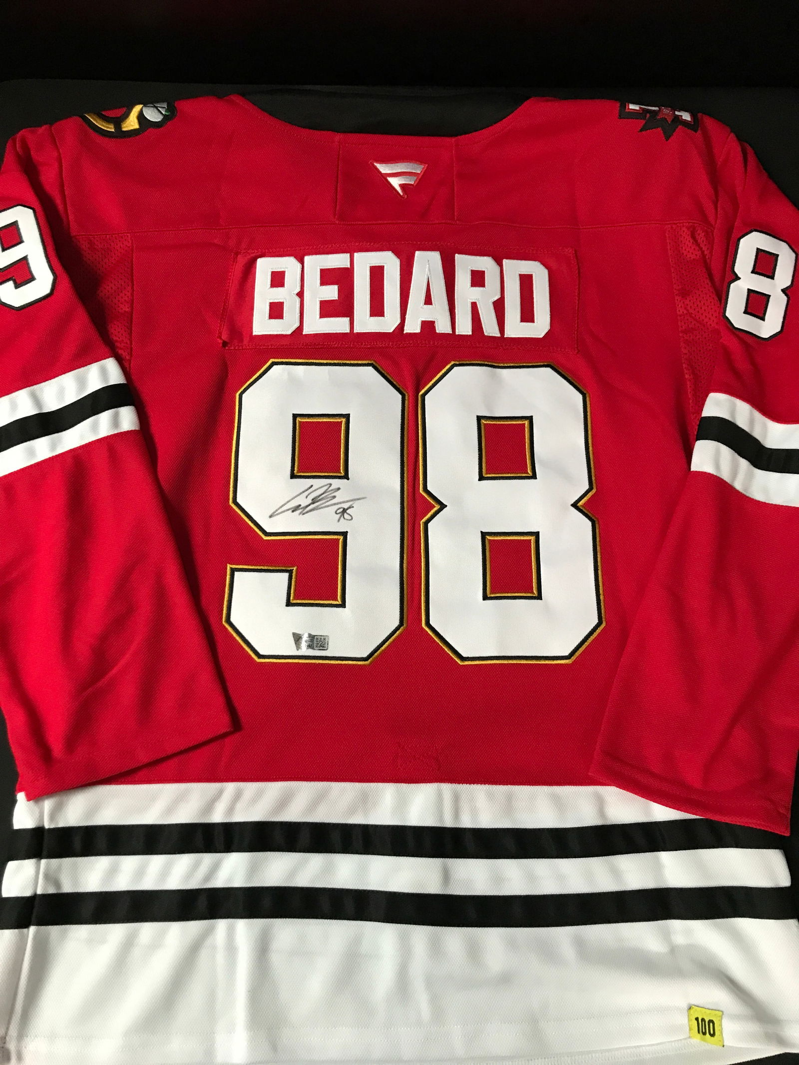 CONNOR BEDARD SIGNED CHICAGO BLACKHAWKS JERSEY - ACE COA (1 of 3)