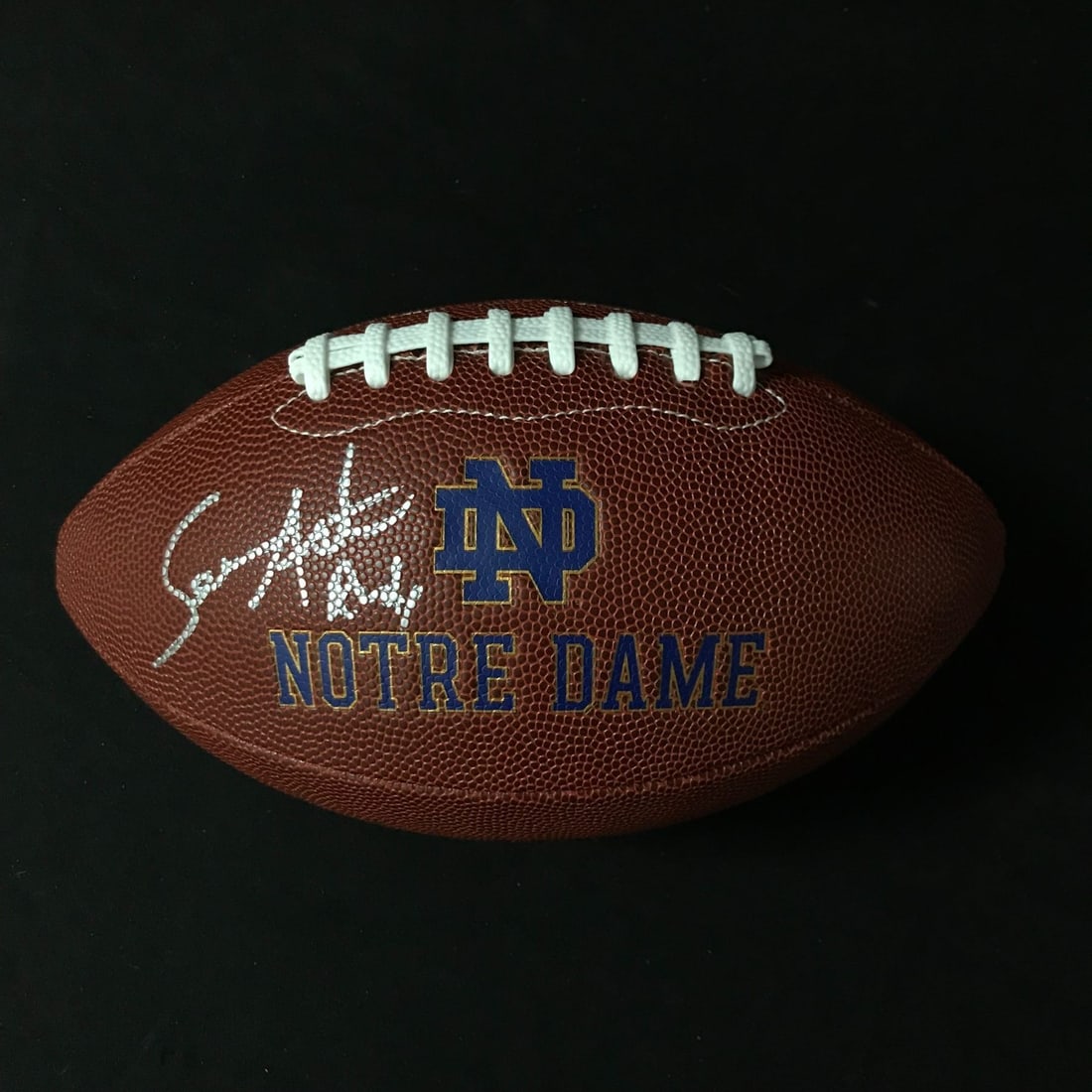 SEAN ASTIN SIGNED NOTRE DAME FOOTBALL - WWOC COA (1 of 2)