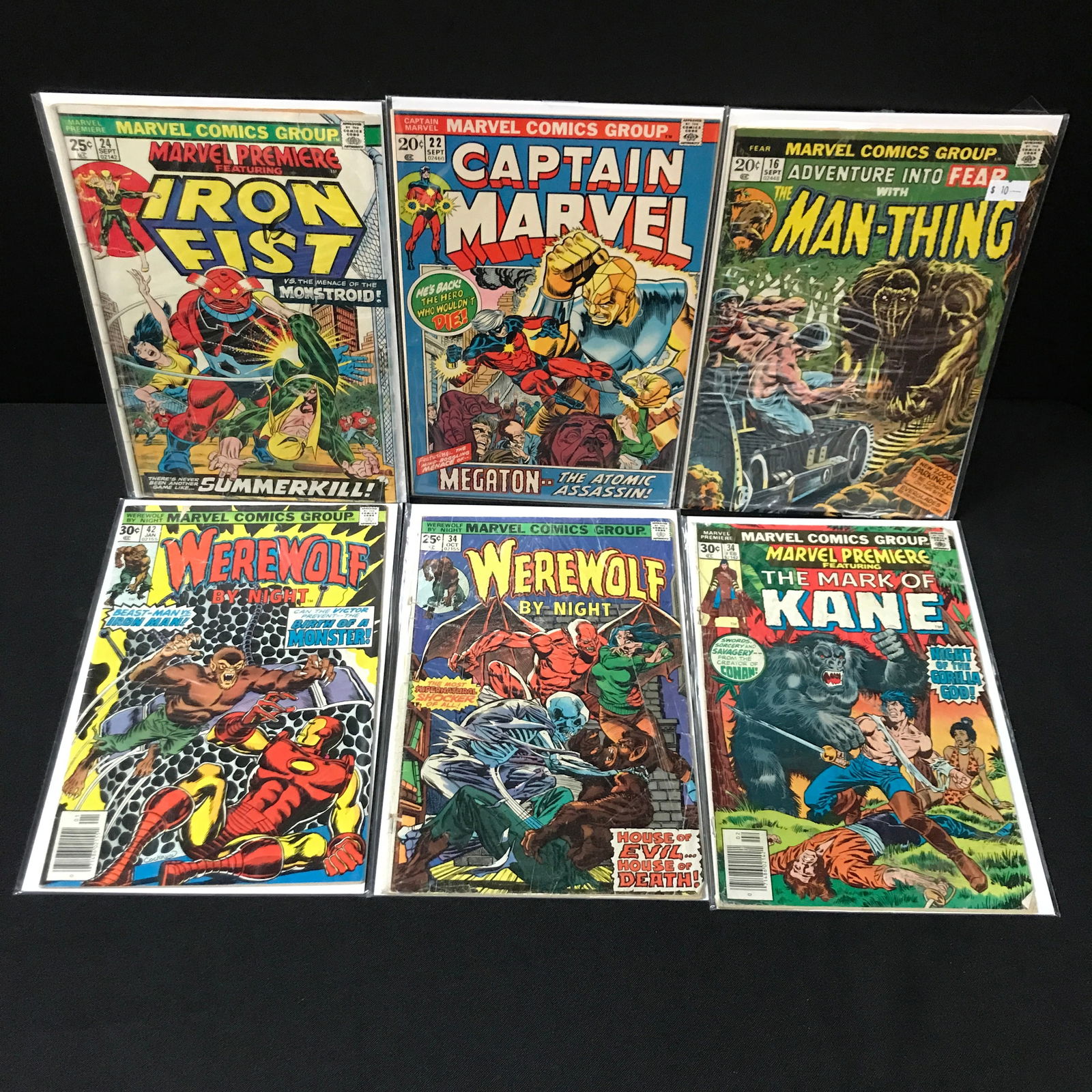 LOT OF 6 MARVEL COMICS - VARIOUS TITLES: Prices are in Canadian dollars