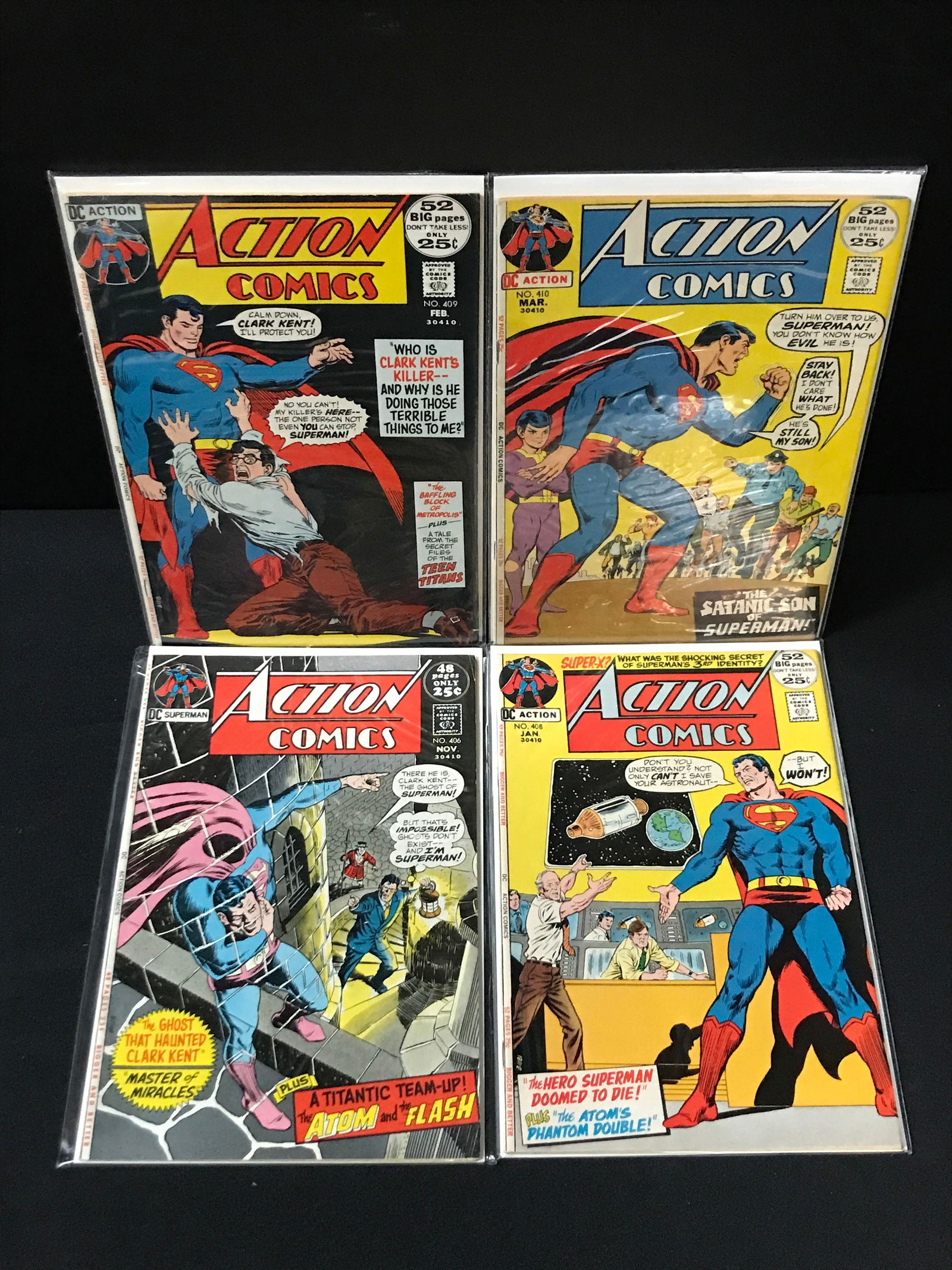 LOT OF 4 ACTION COMICS (DC COMICS) (1 of 1)
