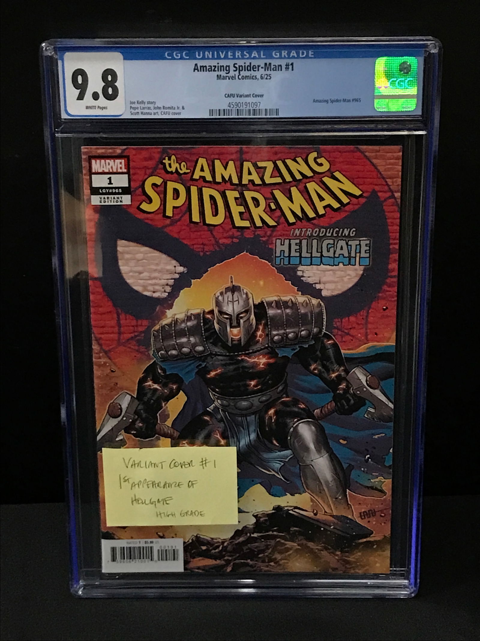THE AMAZING SPIDERMAN #1 VARIANT COVER #1 - CGC GRADE 9.8 (1 of 1)