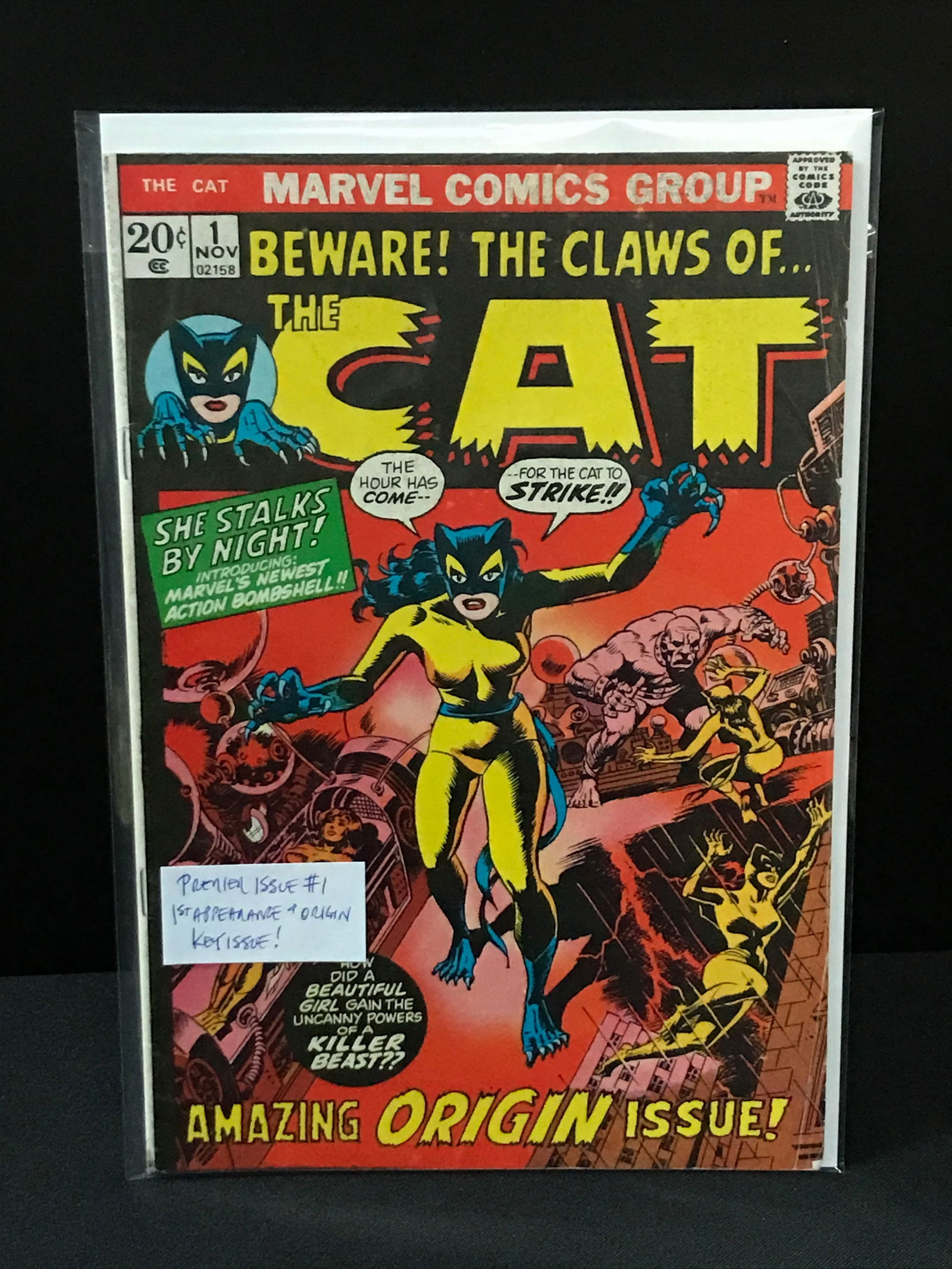 BEWARE THE CLAWS OF THE CAT #1 - MARVEL COMICS (1 of 1)
