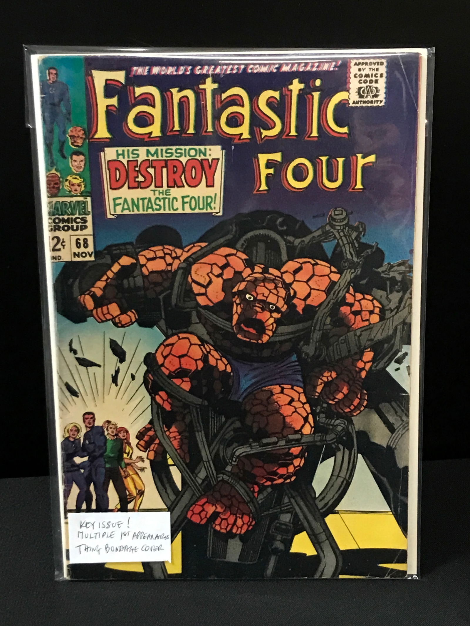 MARVEL COMICS NO.68 FANTASTIC FOUR: Prices are in Canadian Dollars