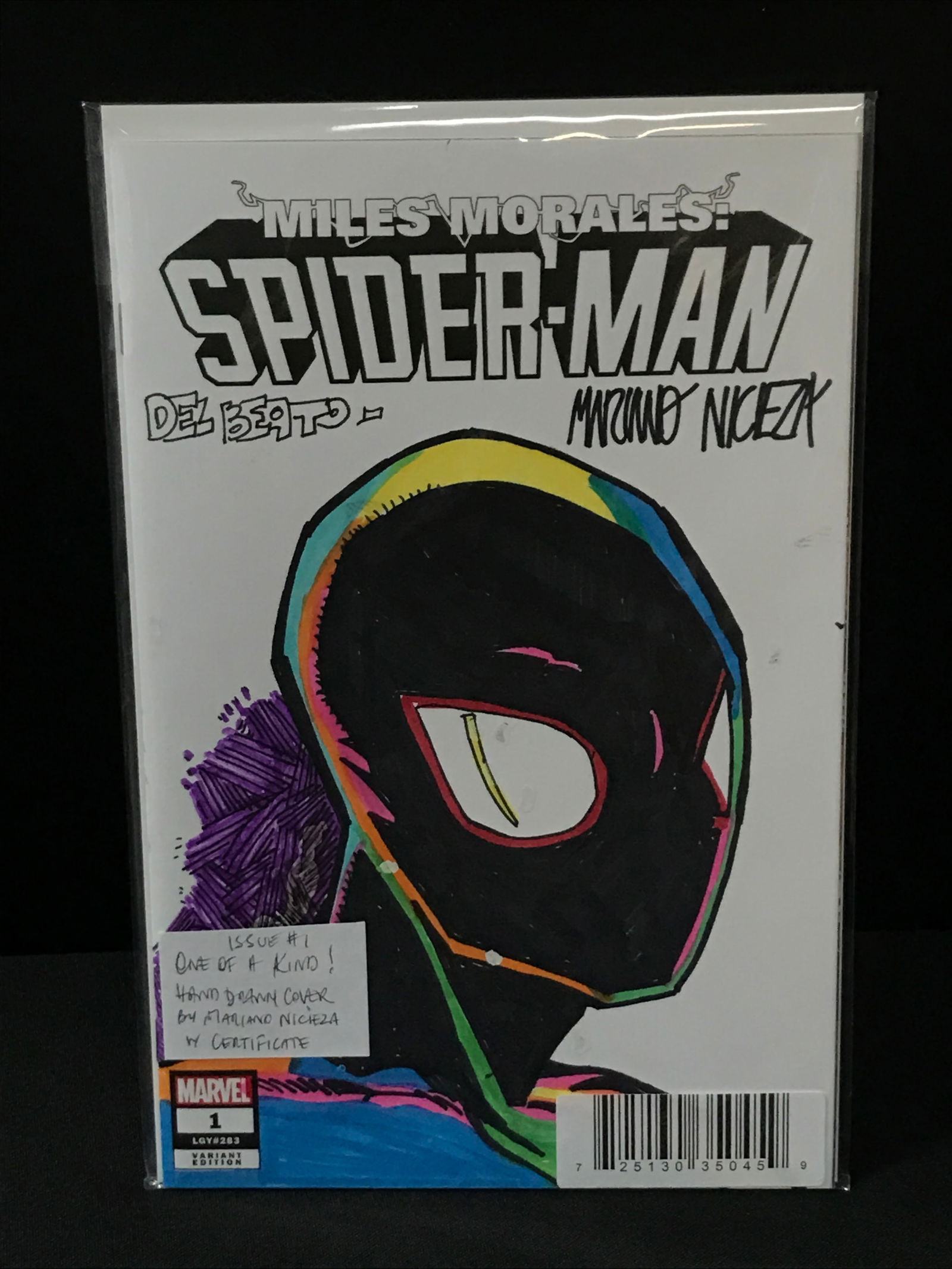 MARVEL COMICS NO.1 MILES MORALES SPIDERMAN (ONE OF A KIND) (1 of 1)