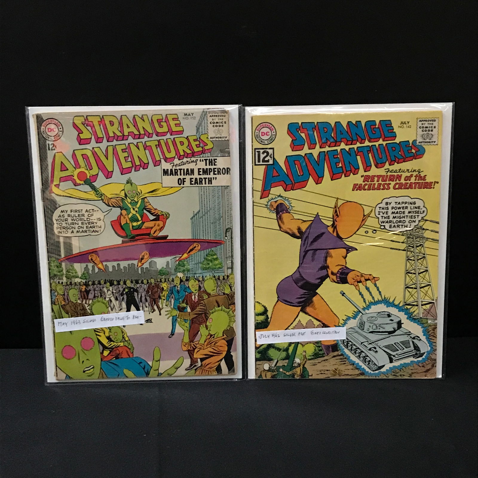 LOT OF 2 STRANGE ADVENTURES COMICS (DC COMICS) (1 of 1)