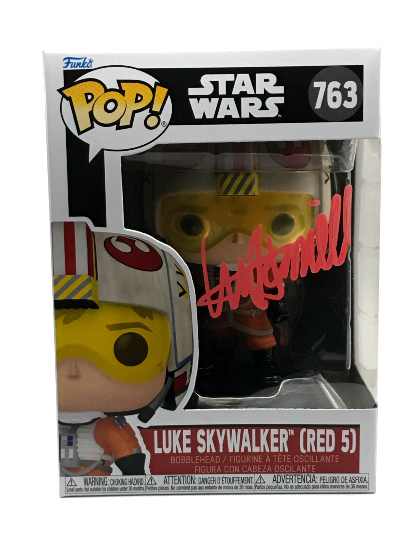 MARK HAMILL SIGNED LUKE SKYWALKER STAR WARS FUNKO POP - KB COA (1 of 2)