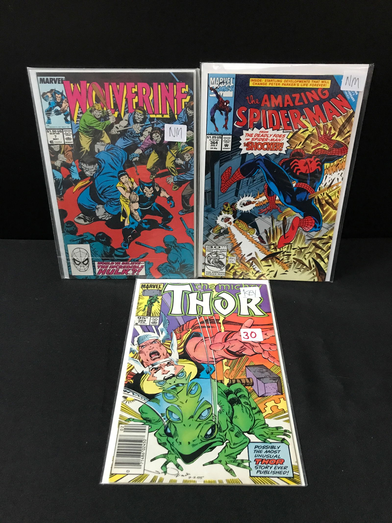 LOT OF 3 COMICS VARIOUS TITLES: Prices are in Canadian Dollars