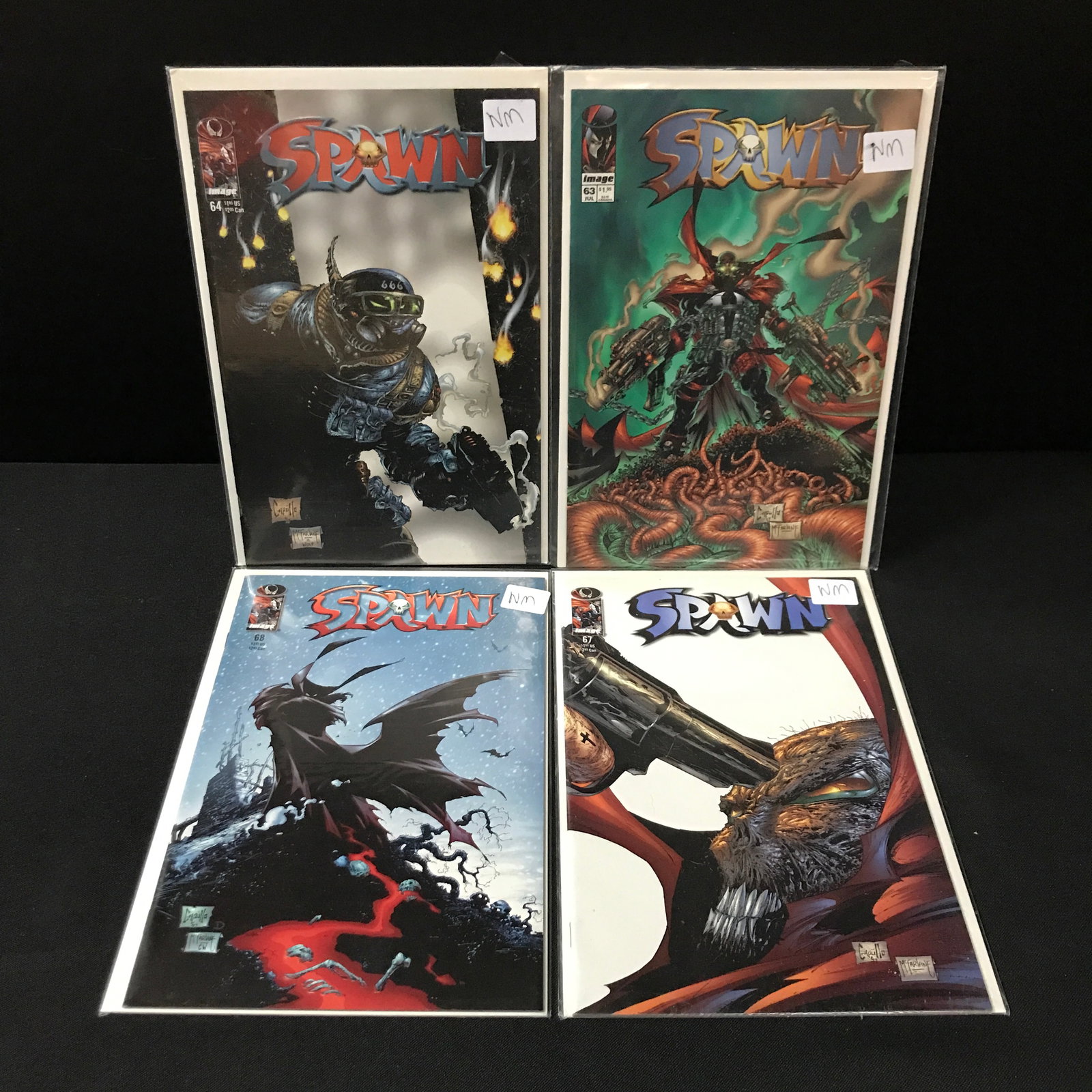 LOT OF 4 SPAWN COMICS (IMAGE COMICS): Prices are in Canadian Dollars