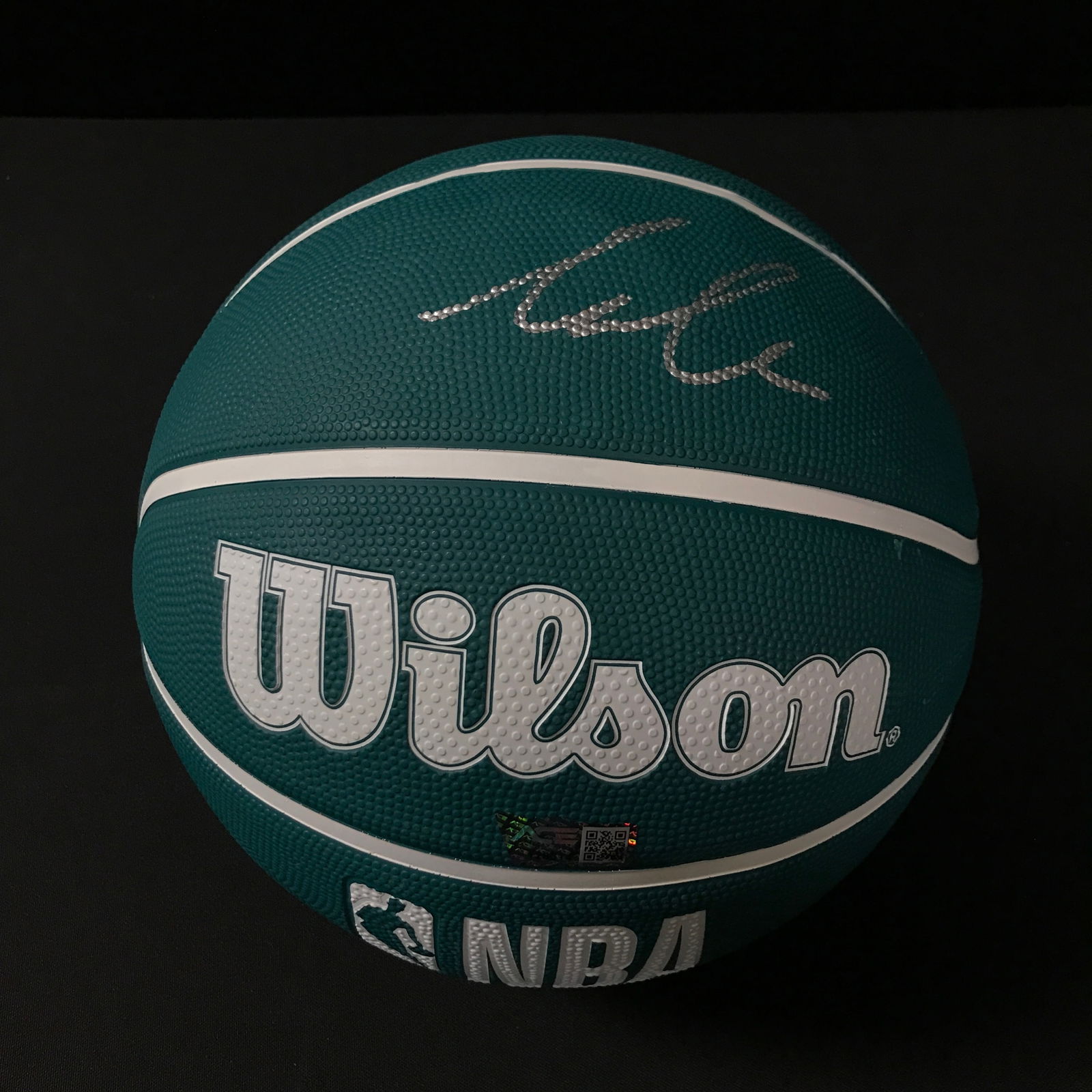LUCA DONCIC SIGNED BASKETBALL ACE COA (1 of 2)