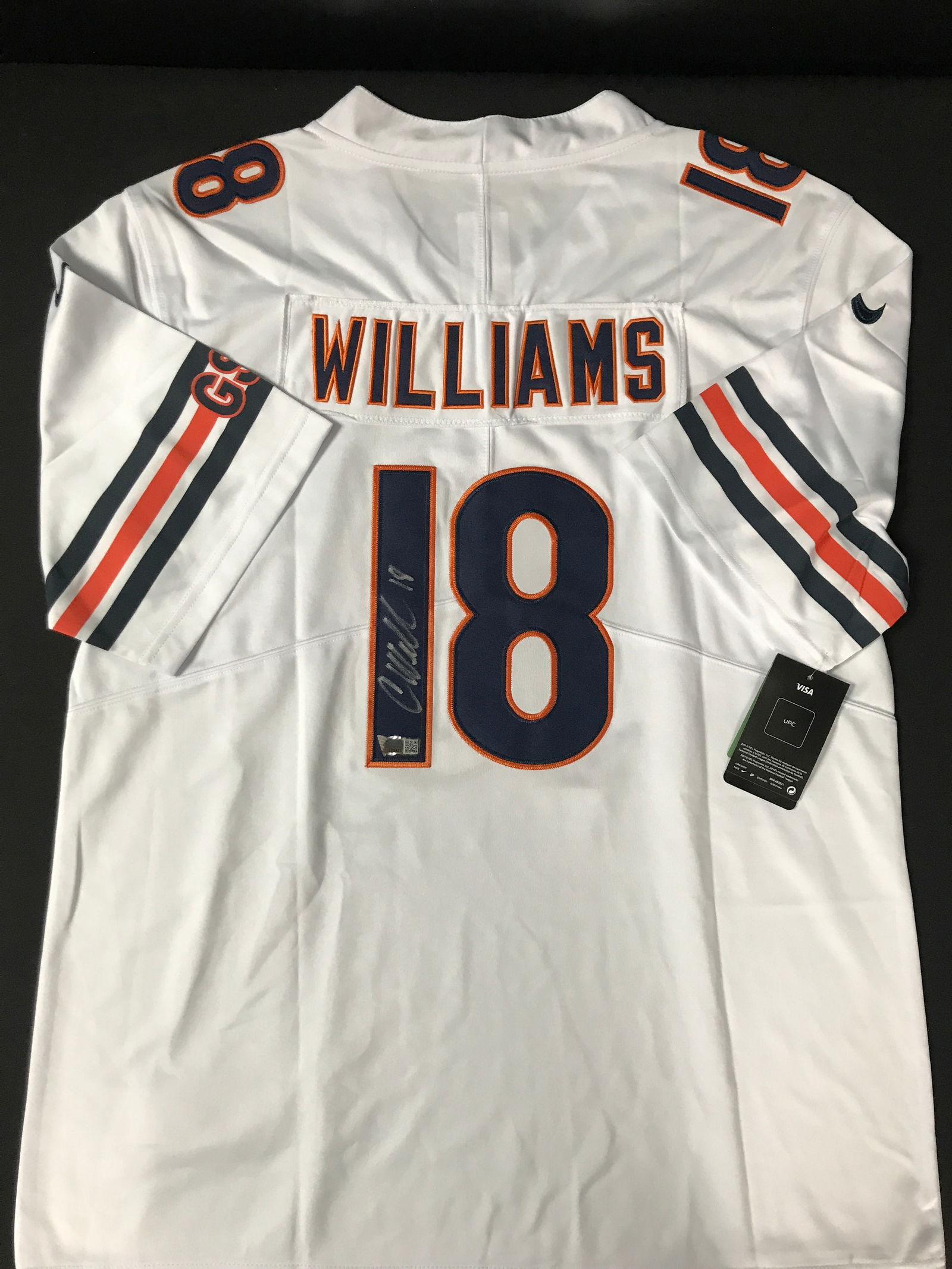 CALEB WILLIAMS SIGNED CHICAGO BEARS FOOTBALL JERSEY - ACE COA (1 of 3)
