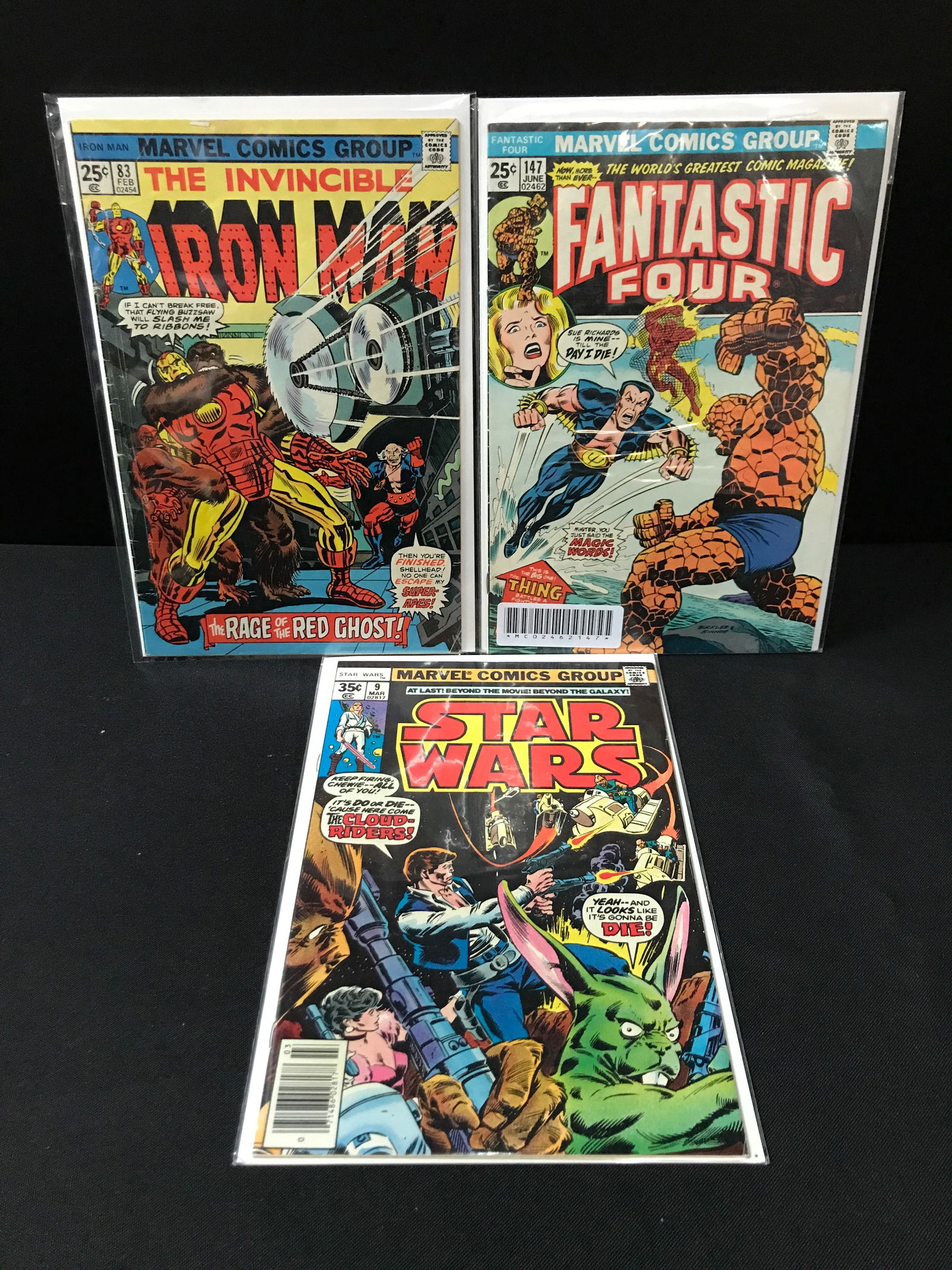 LOT OF 3 BRONZE AGE MARVEL COMICS - VARIOUS TITLES (1 of 1)
