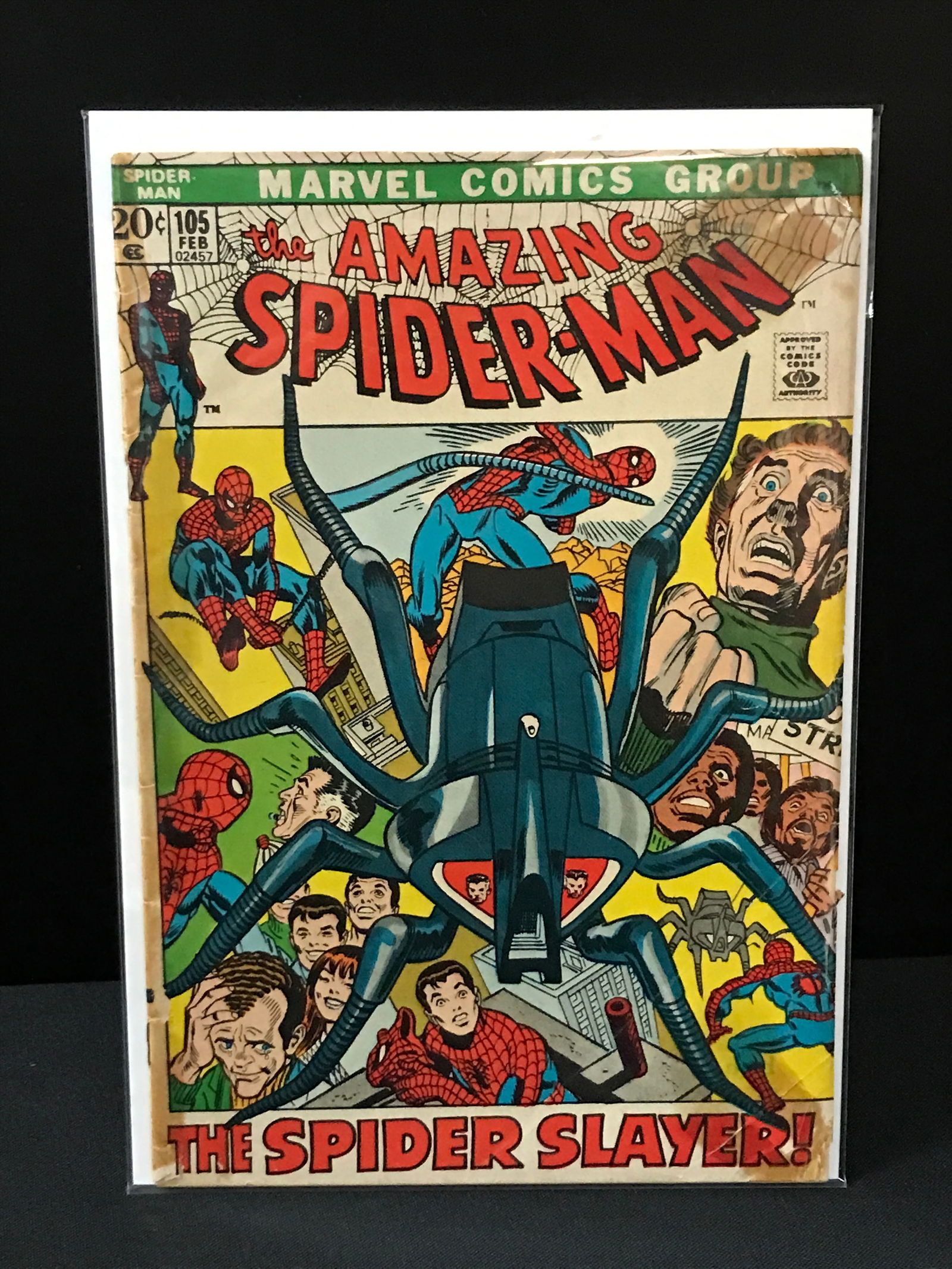 THE AMAZING SPIDERMAN #105 - MARVEL COMICS: Prices are in Canadian dollars