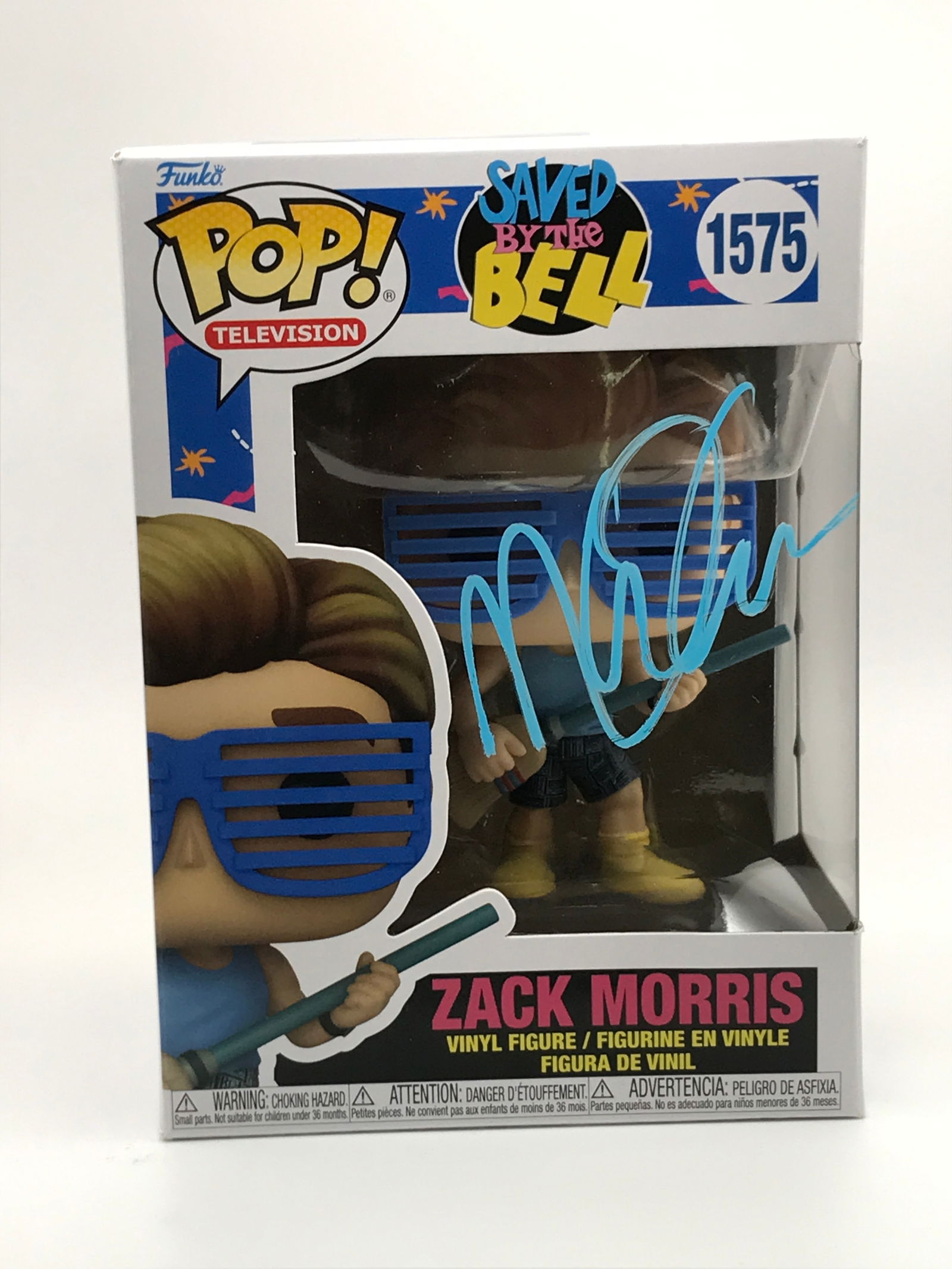 MARK-PAUL GOSSELAAR SIGNED ZACK MORRIS SAVED BY THE BELL FUNKO POP - KB COA: Prices are in Canadian dollars